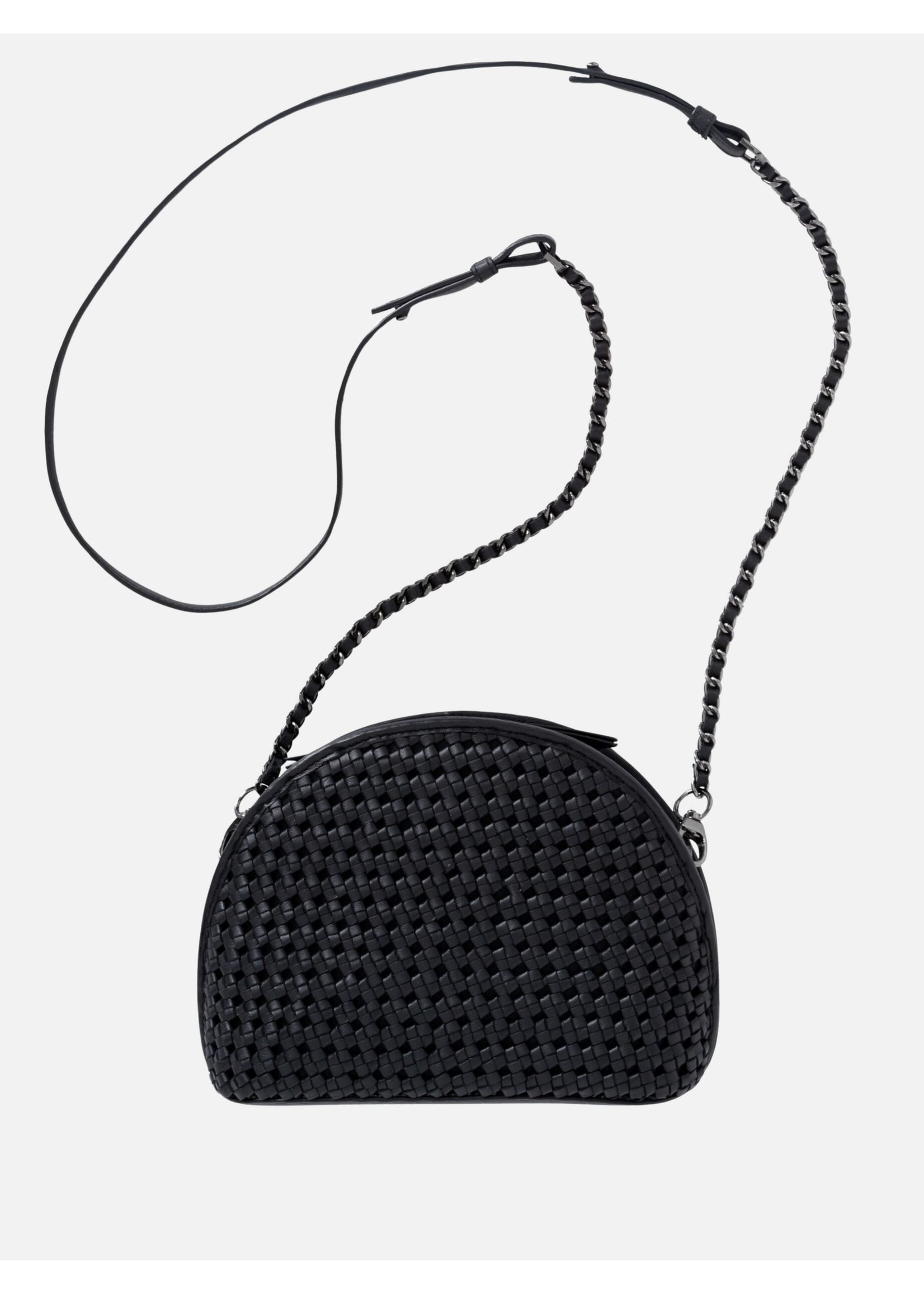 YAYA YAYA - Knotted Oval Leather Bag