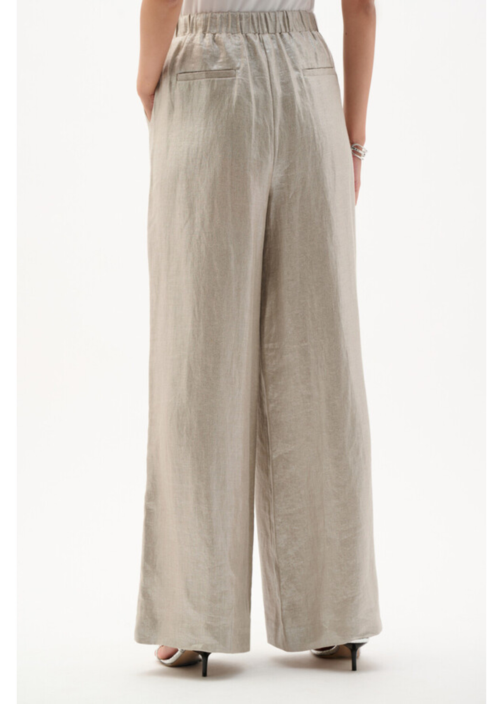 Joseph Ribkoff Joseph Ribkoff - Foiled Linen Wide Leg Pant Style 262947