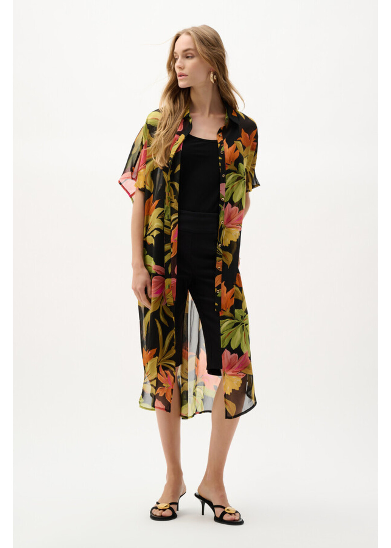 Joseph Ribkoff Joseph Ribkoff - Chiffon Straight Blouse Style 262949