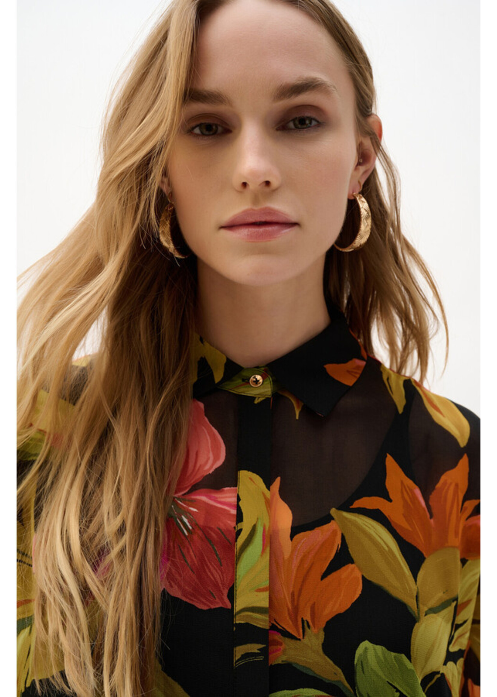 Joseph Ribkoff Joseph Ribkoff - Chiffon Straight Blouse Style 262949