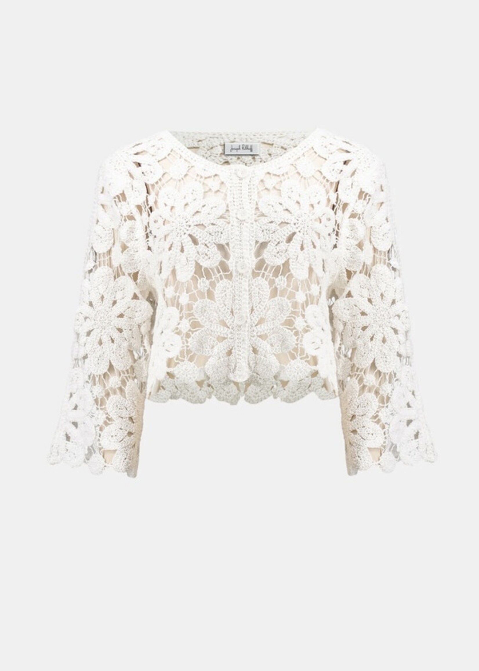 Joseph Ribkoff Joseph Ribkoff - Crochet Boxy Cardigan Style 262958