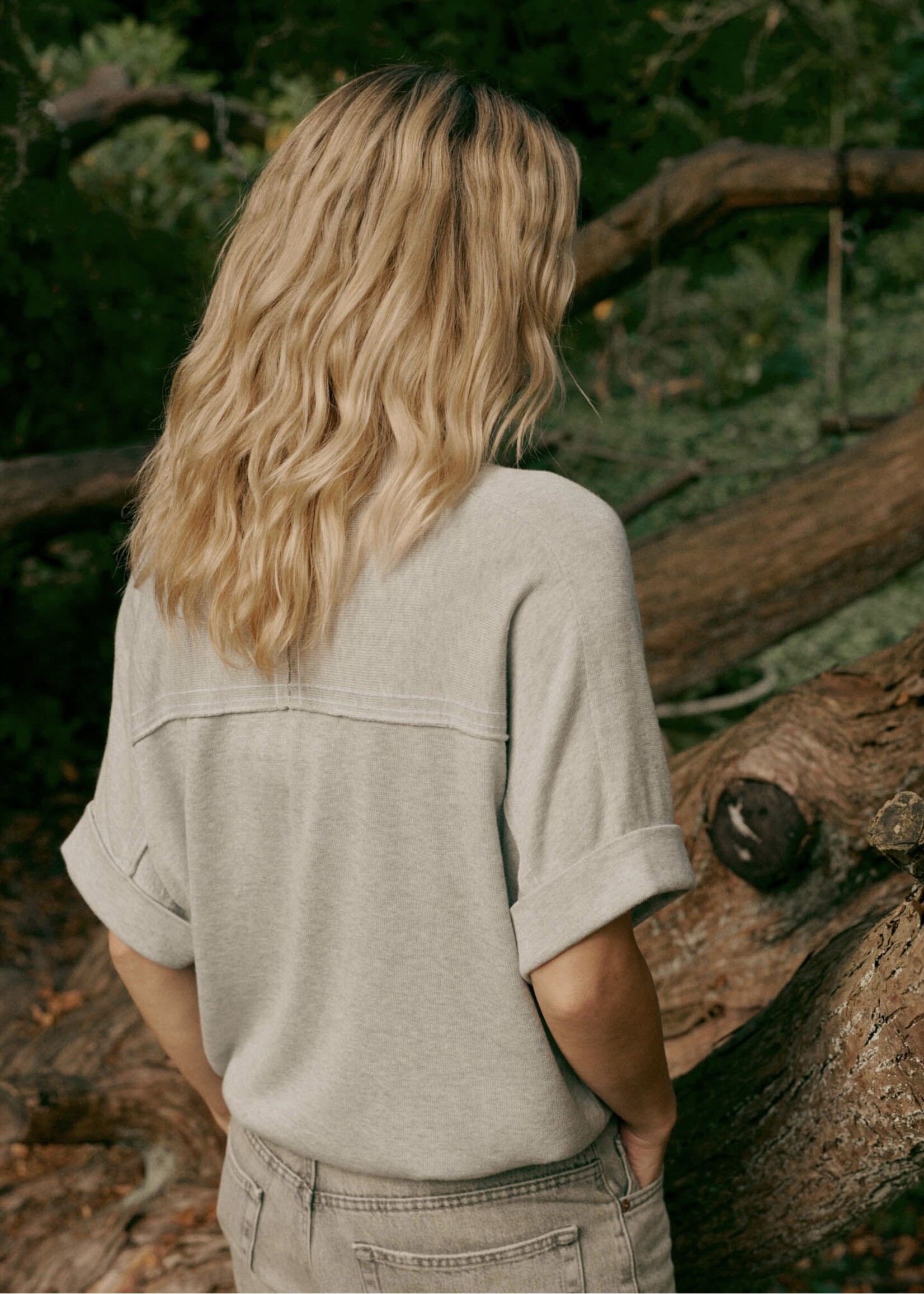 Repeat Repeat - Polo Sweater 401128