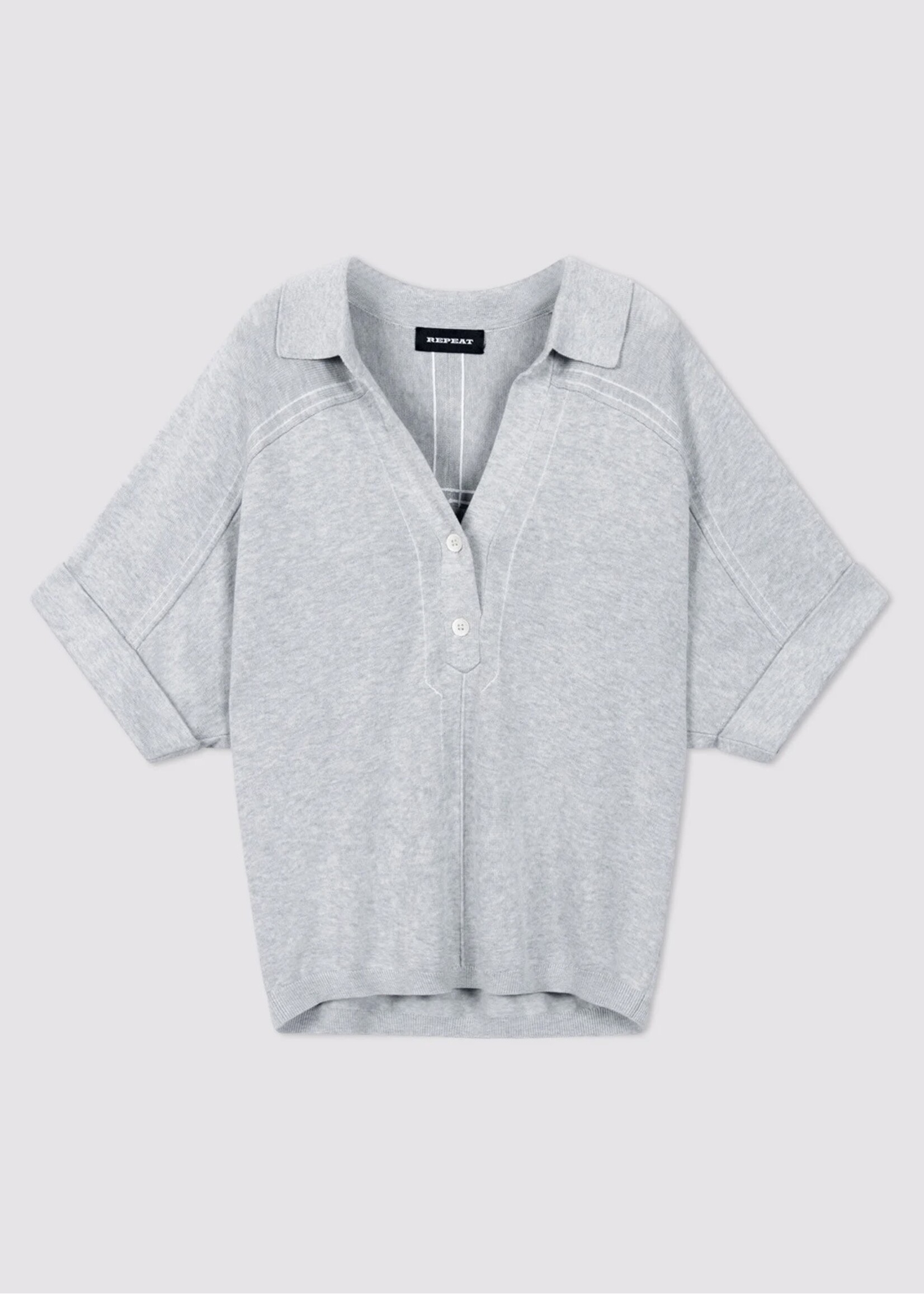 Repeat Repeat - Polo Sweater 401128