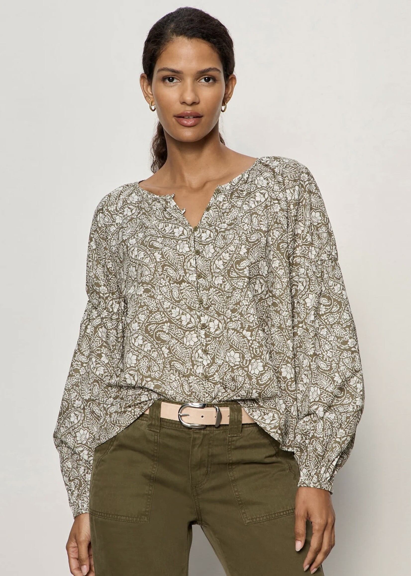 Sanctuary Sanctuary - Feeling Best Button Blouse
