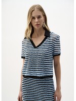 Joseph Ribkoff Joseph Ribkoff - Striped V-neck Top Style 262147