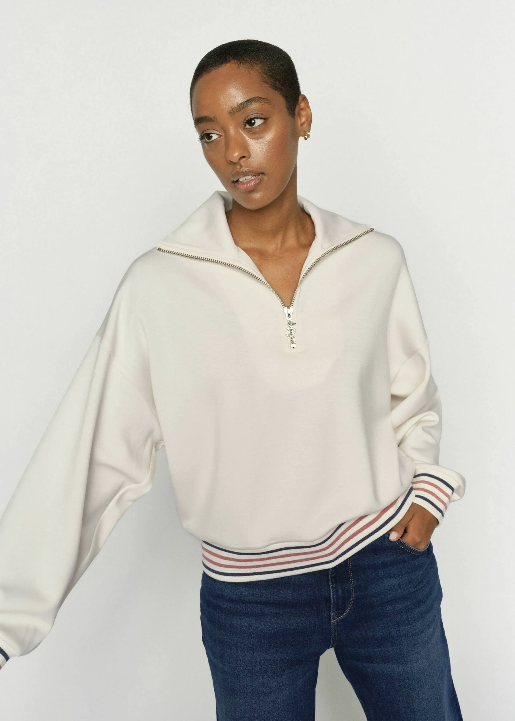 Mos Mosh Mos Mosh - Georgia LS Zip Sweatshirt