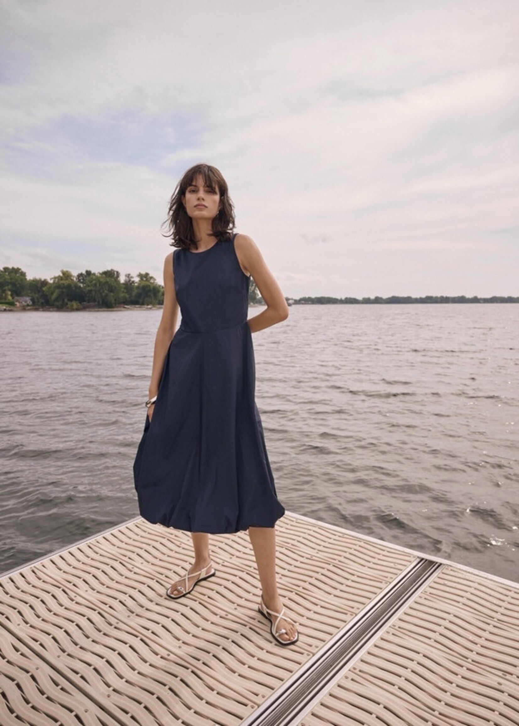 Joseph Ribkoff Joseph Ribkoff - Casual Sleeveless Midi Dress Style 262115