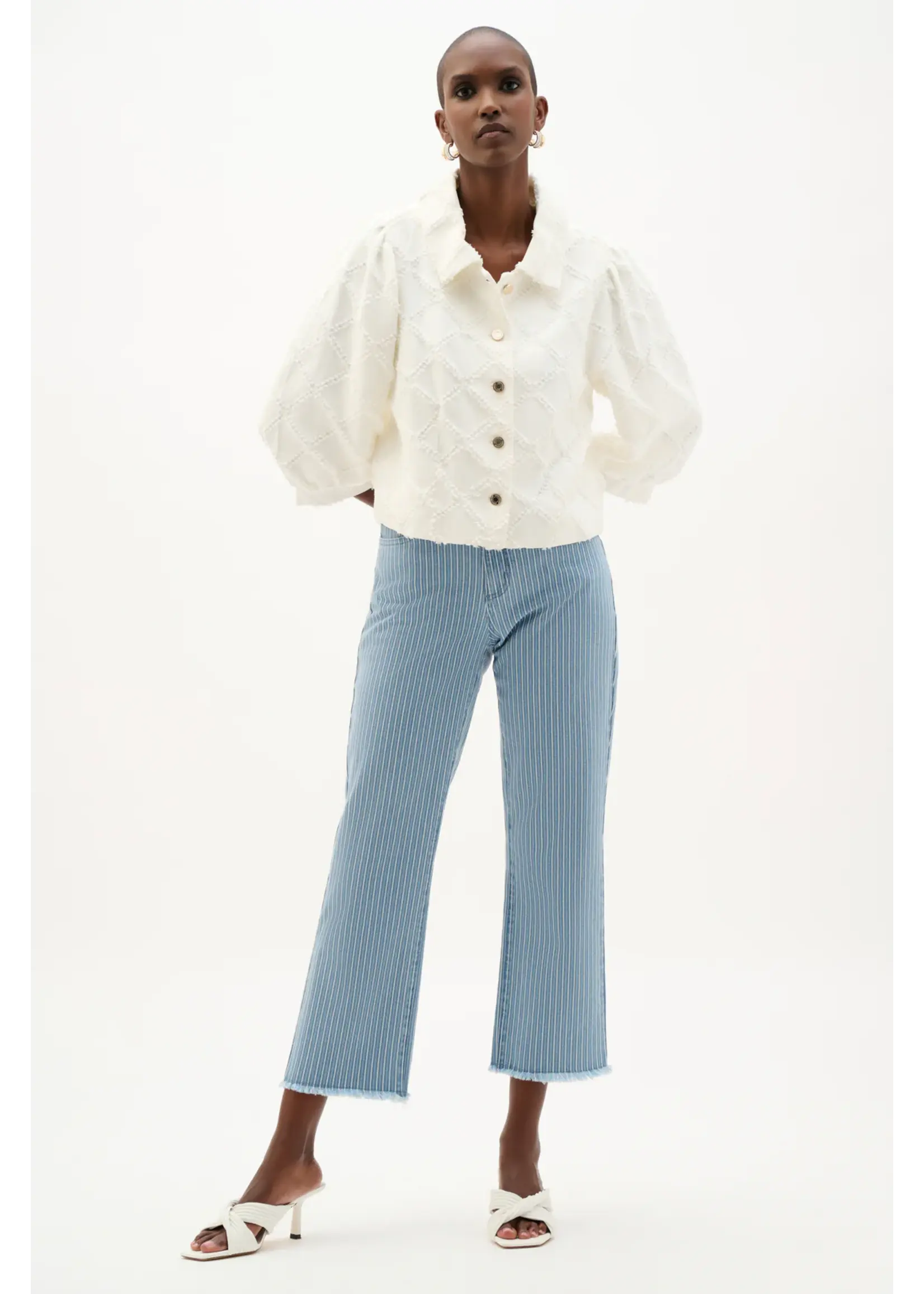 Joseph Ribkoff Joseph Ribkoff - Puff Sleeve Collared Top 262919