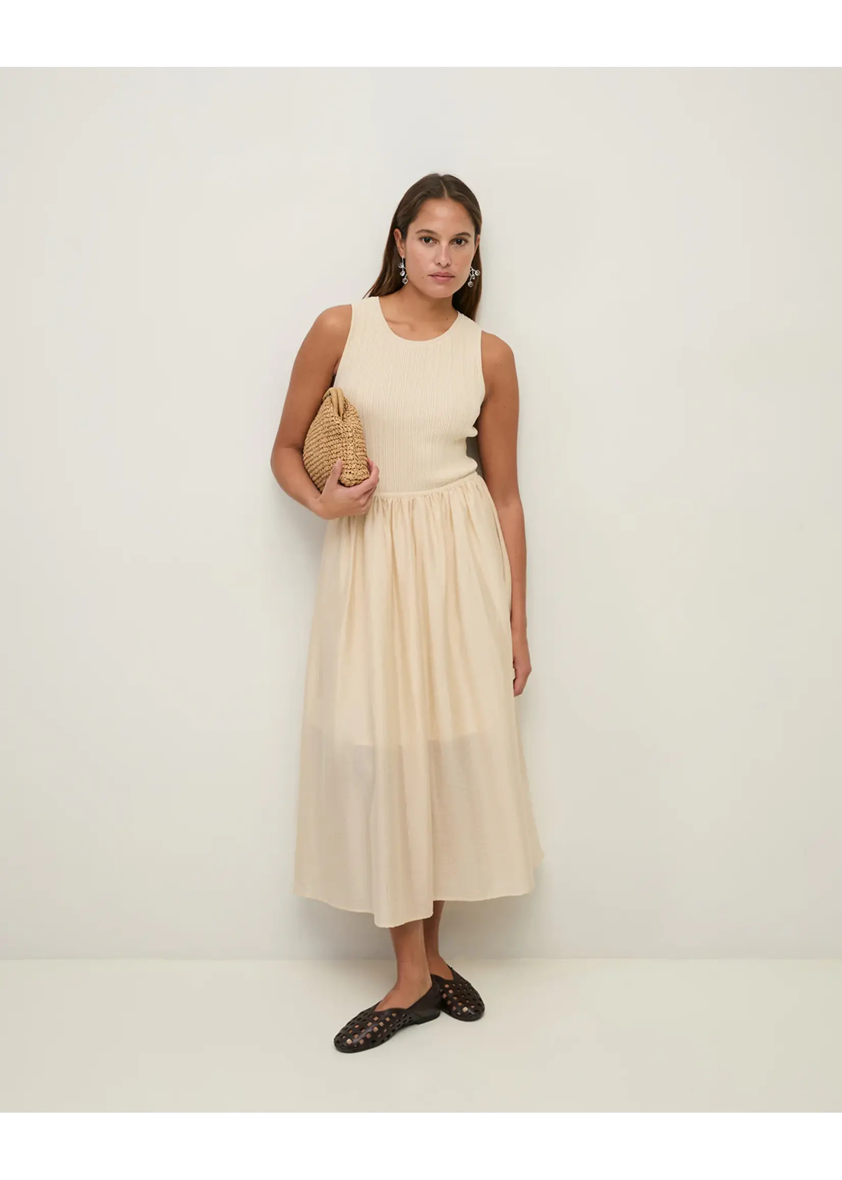 Yerse Yerse - Bi-Material Dress