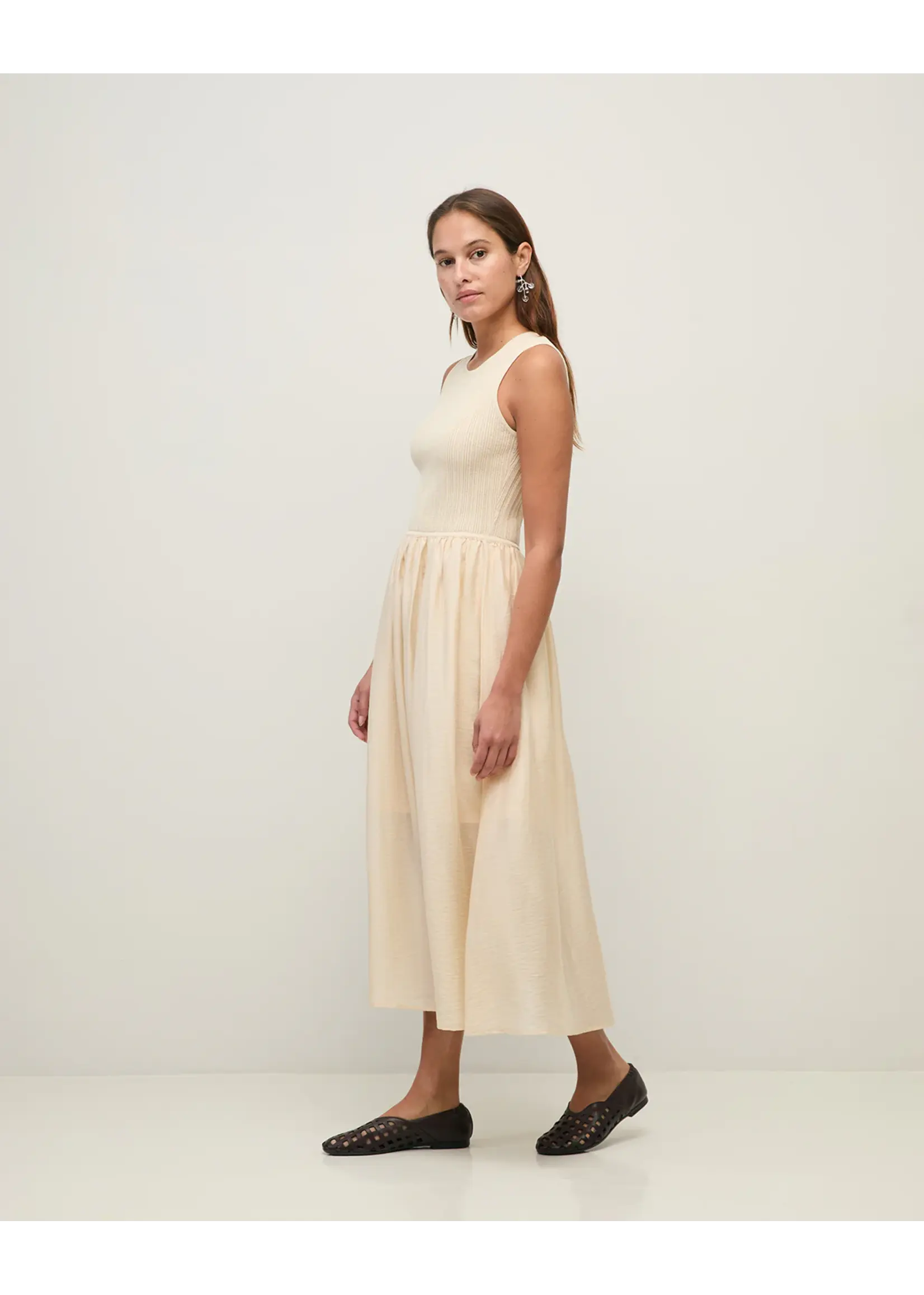 Yerse Yerse - Bi-Material Dress