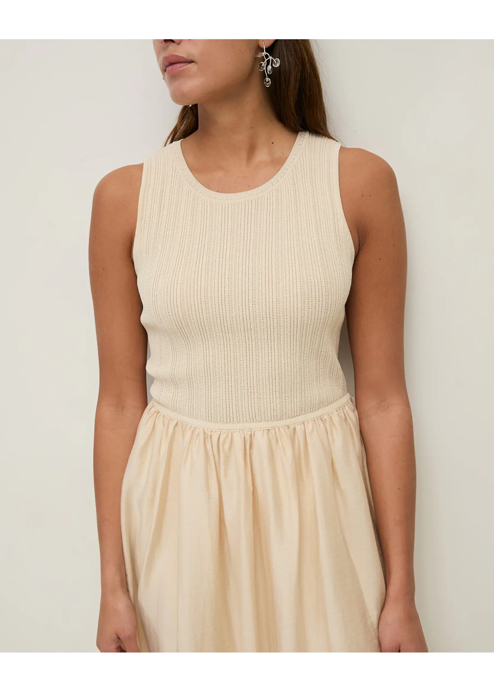 Yerse Yerse - Bi-Material Dress