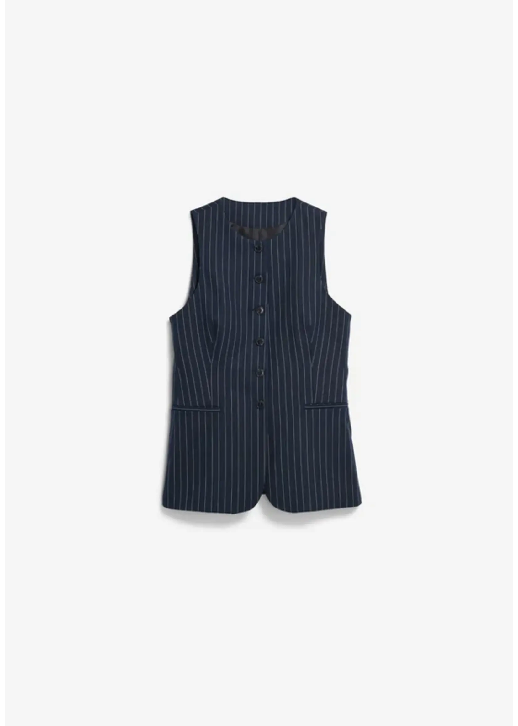 Armed Angels Femme Armed Angels - Long Pinstripe Vest