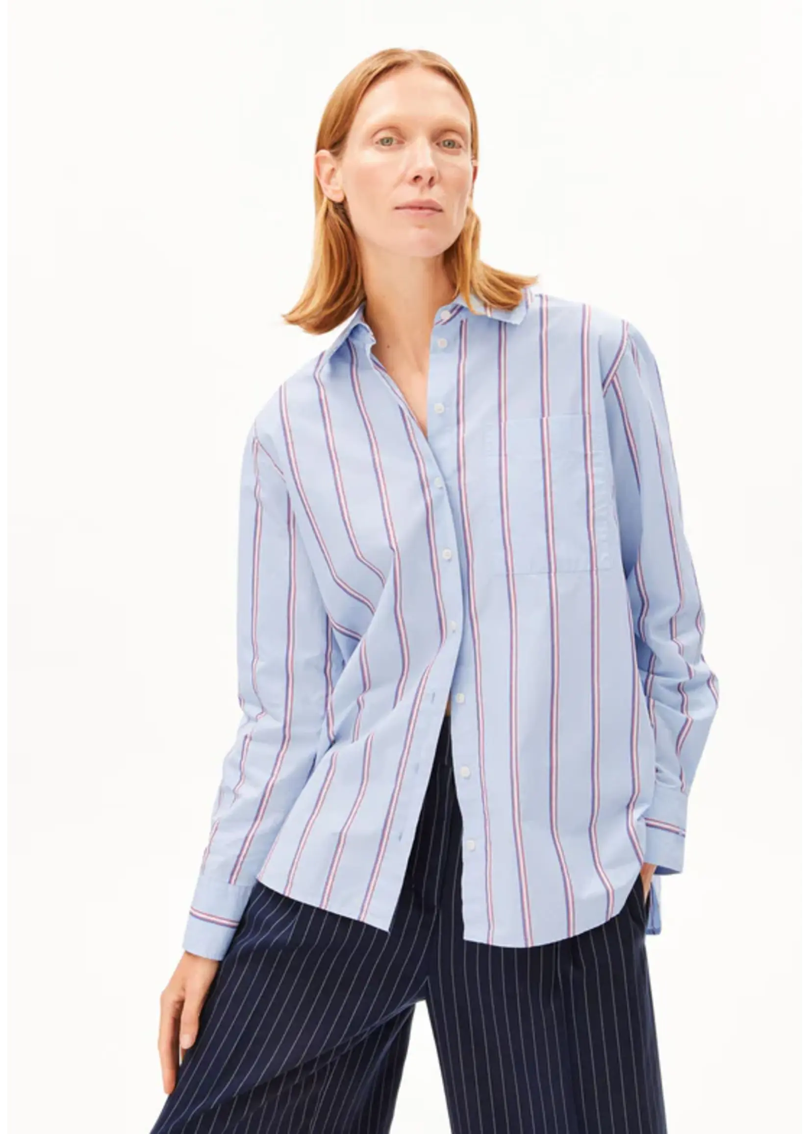 Armed Angels Femme Armed Angels - Stripe Loose Shirt Blouse