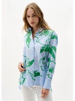 Joseph Ribkoff Joseph Ribkoff - Floral Striped Casual Shirt Style 262951