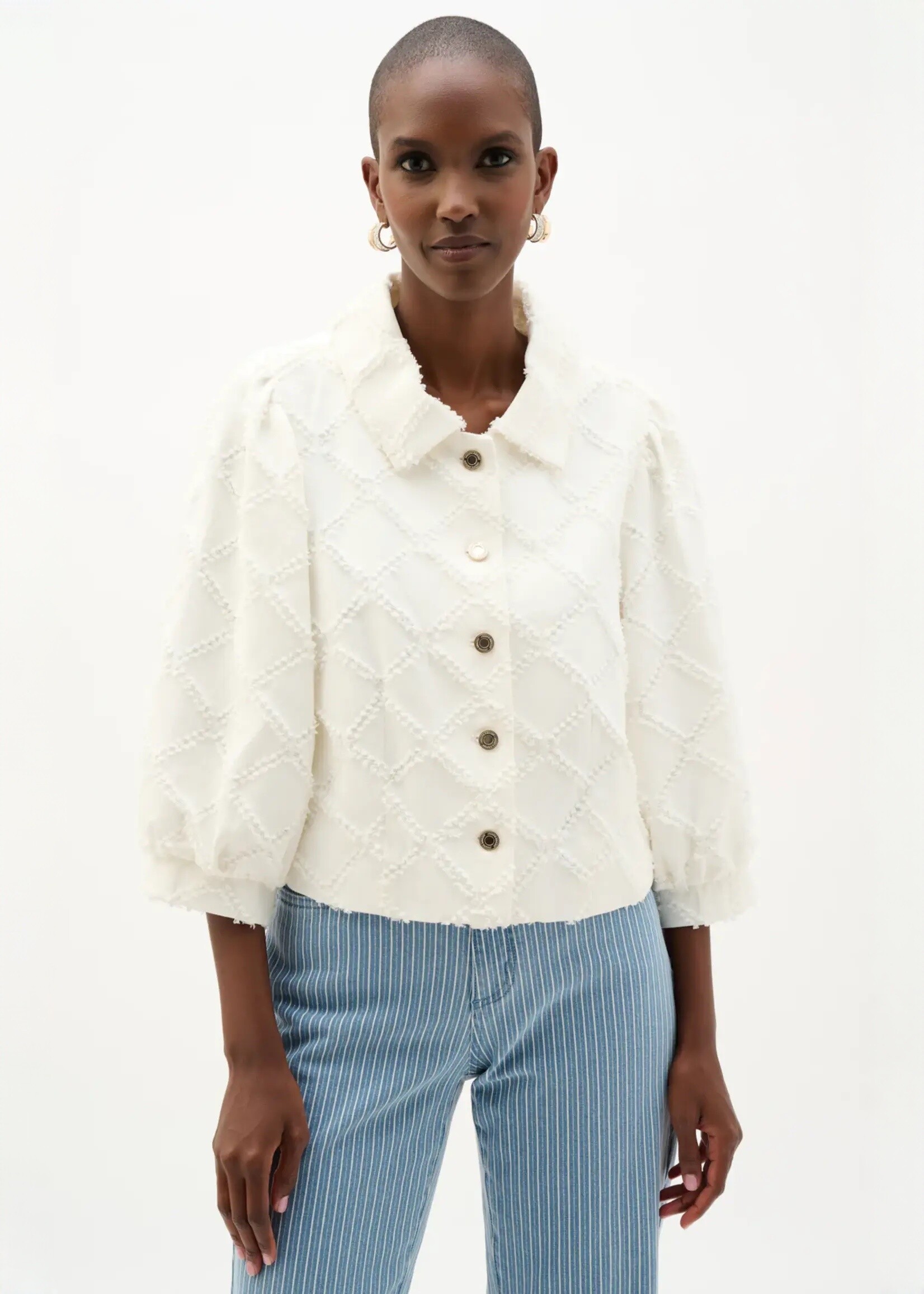 Joseph Ribkoff Joseph Ribkoff - Puff Sleeve Collared Top 262919