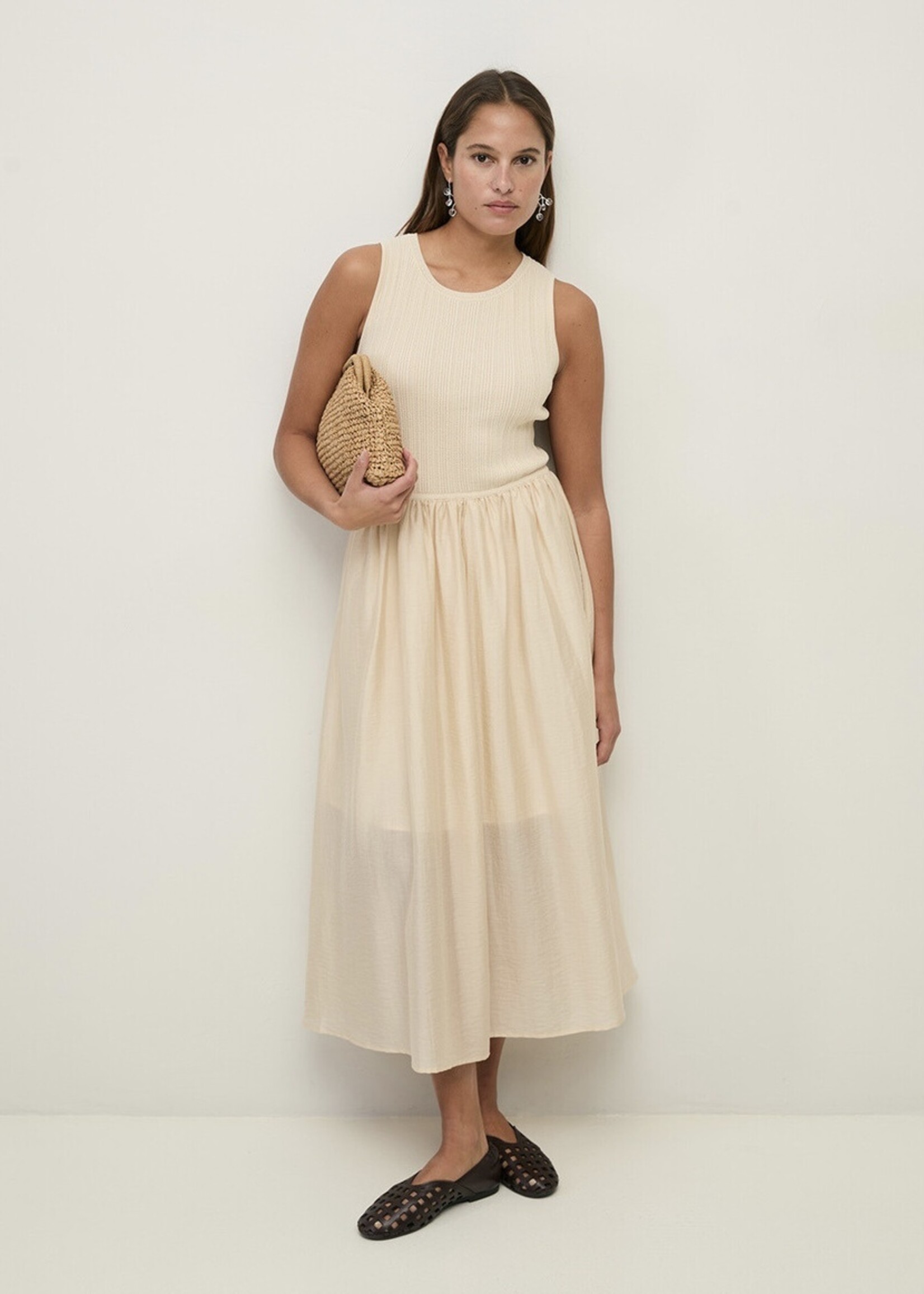 Yerse Yerse - Bi-Material Dress