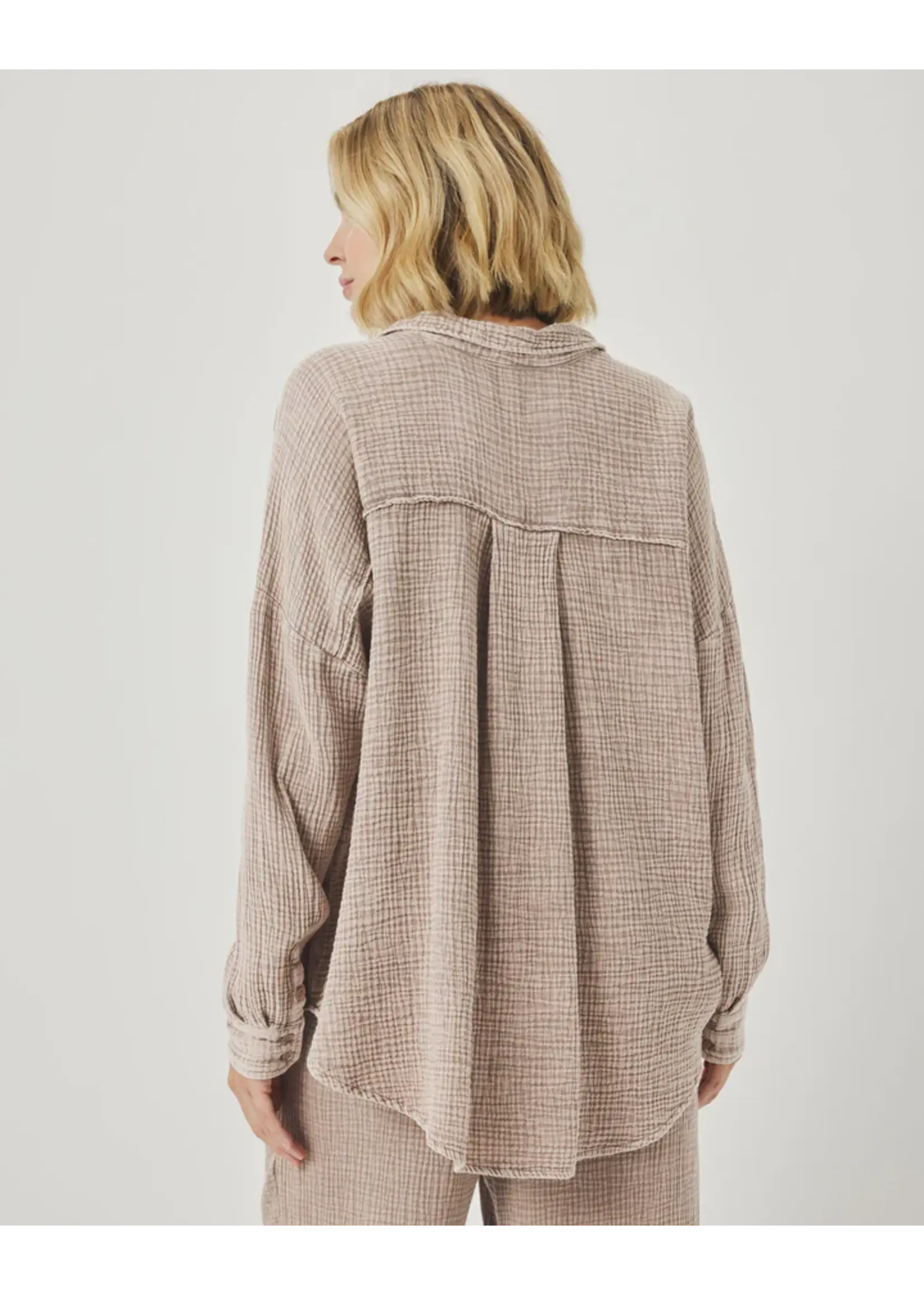 Splendid Splendid - Ava Gauze Button Down