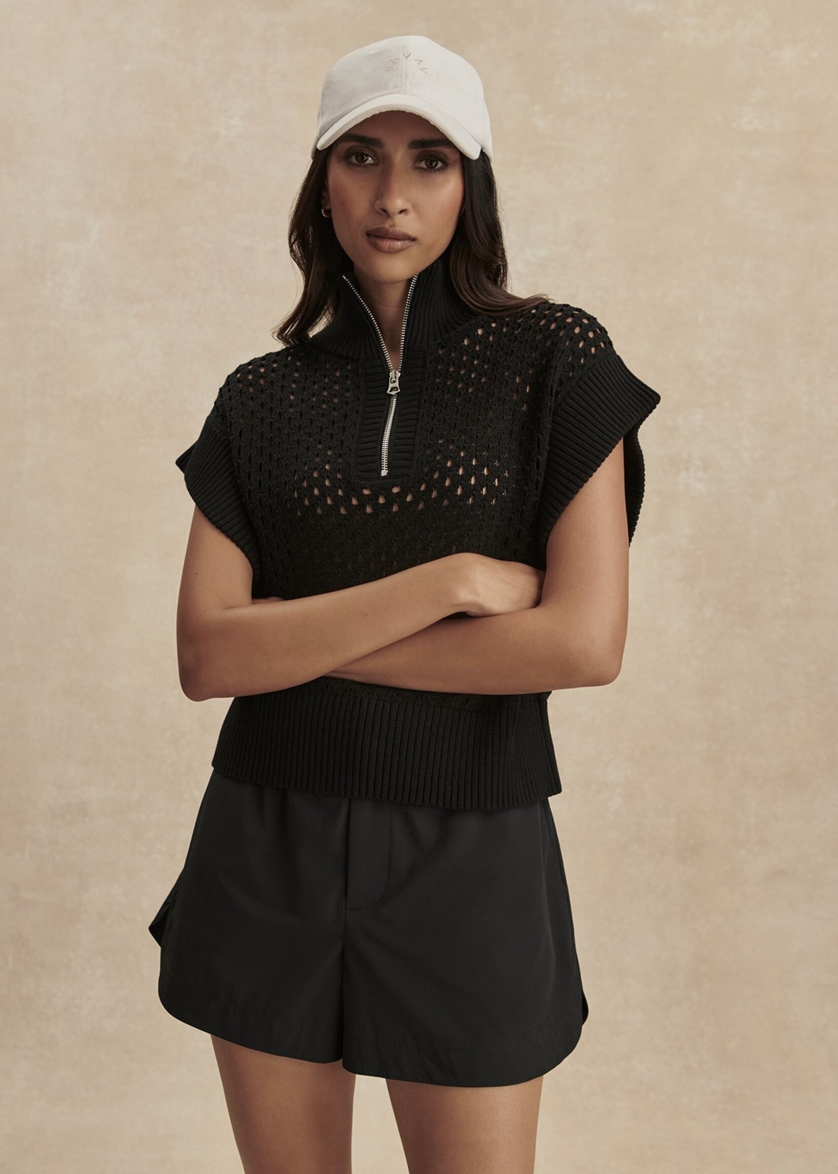 Varley Varley - Gaines Half Zip Knit