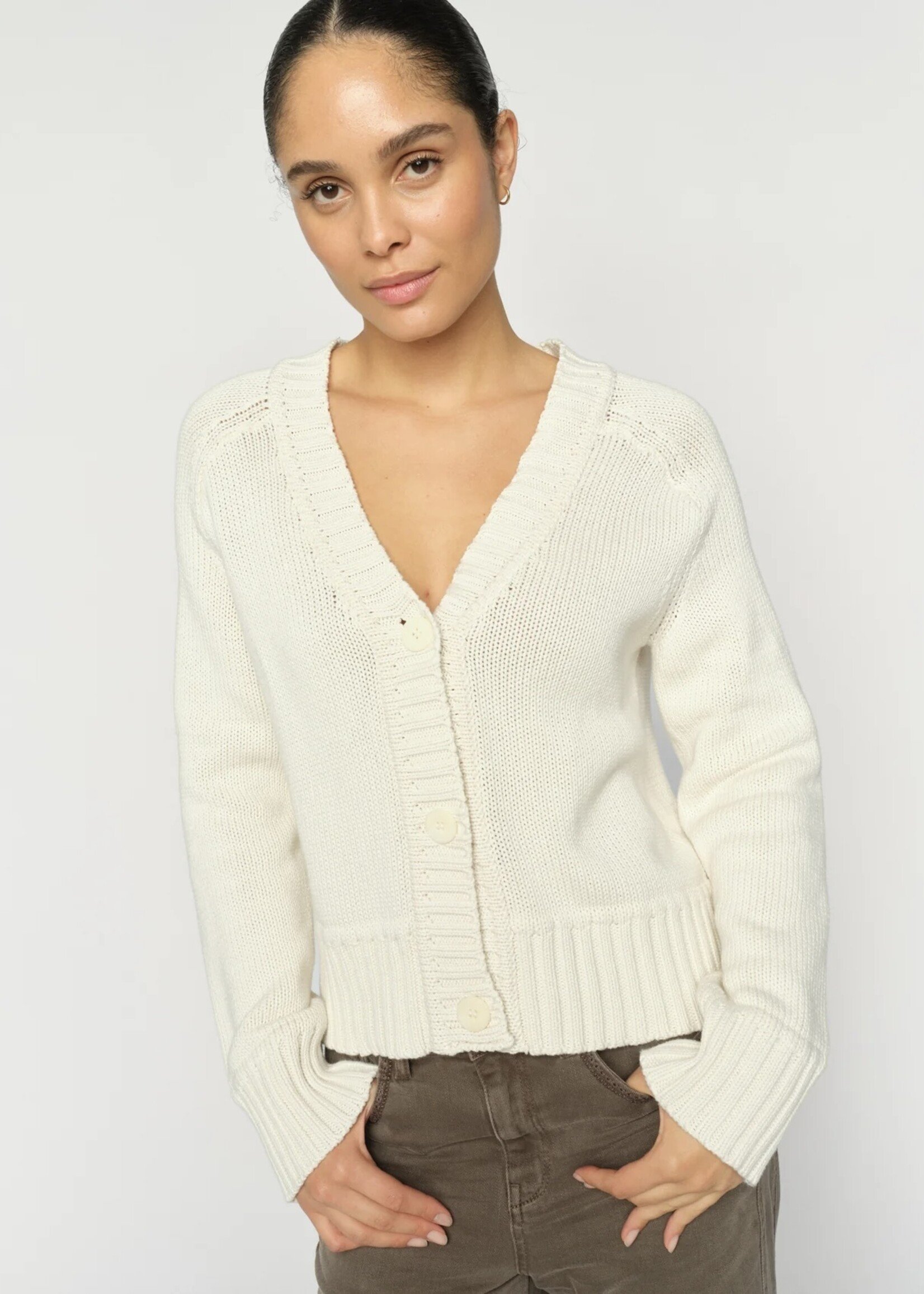 Mos Mosh Mos Mosh - Rola Bine V-Neck Knit Cardigan