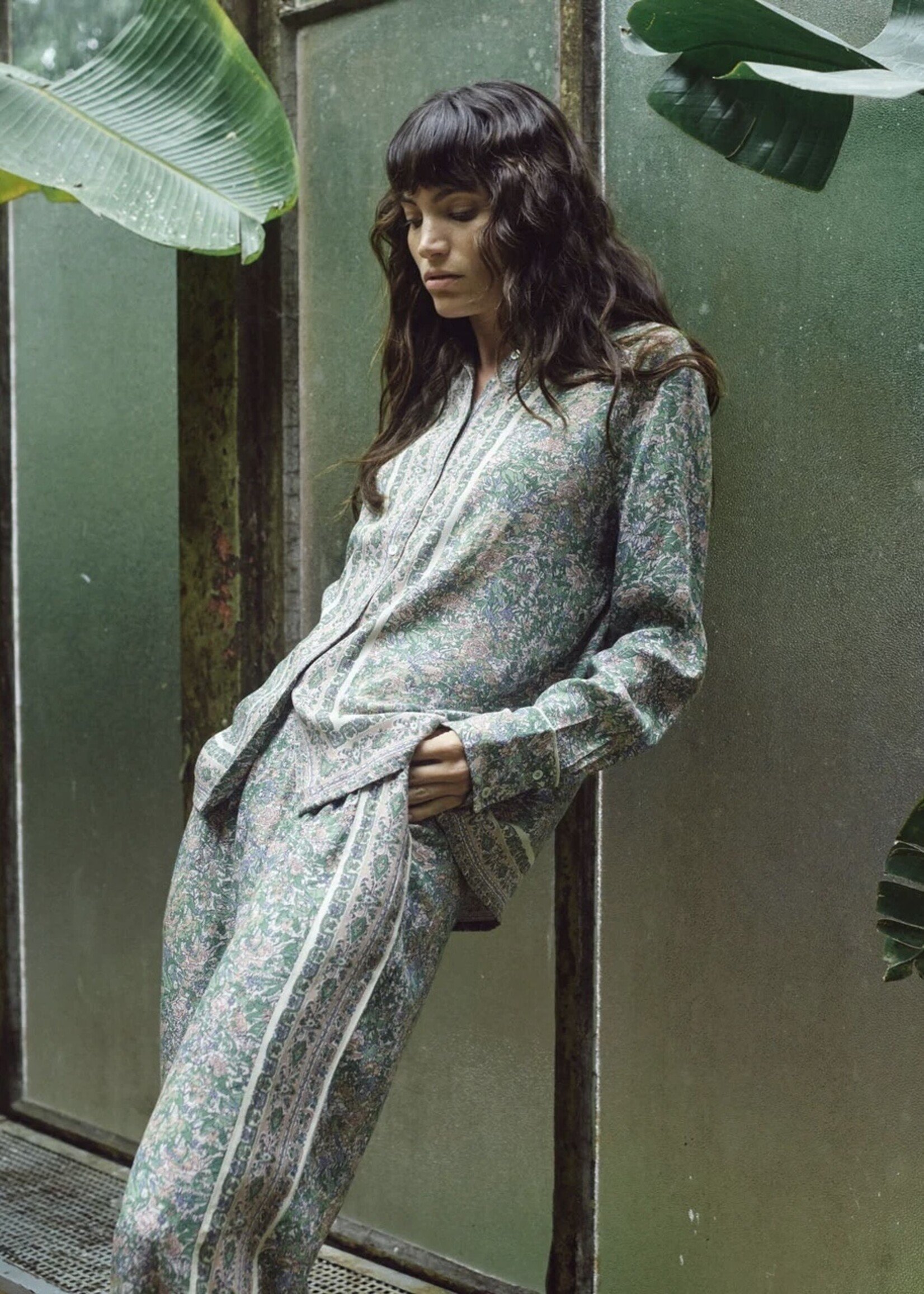 Mos Mosh Mos Mosh - Kana Flowish Orchid Shirt