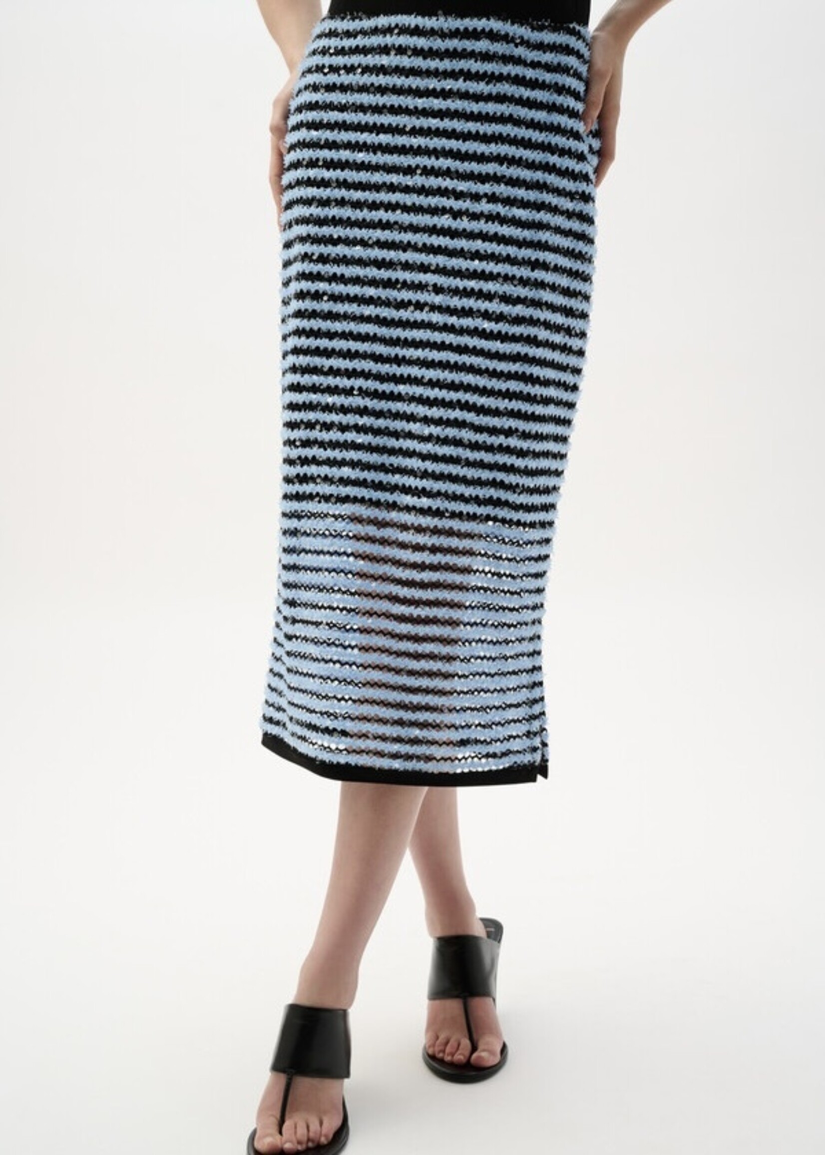 Joseph Ribkoff Joseph Ribkoff - Sheer Slit Midi Skirt Style 262146