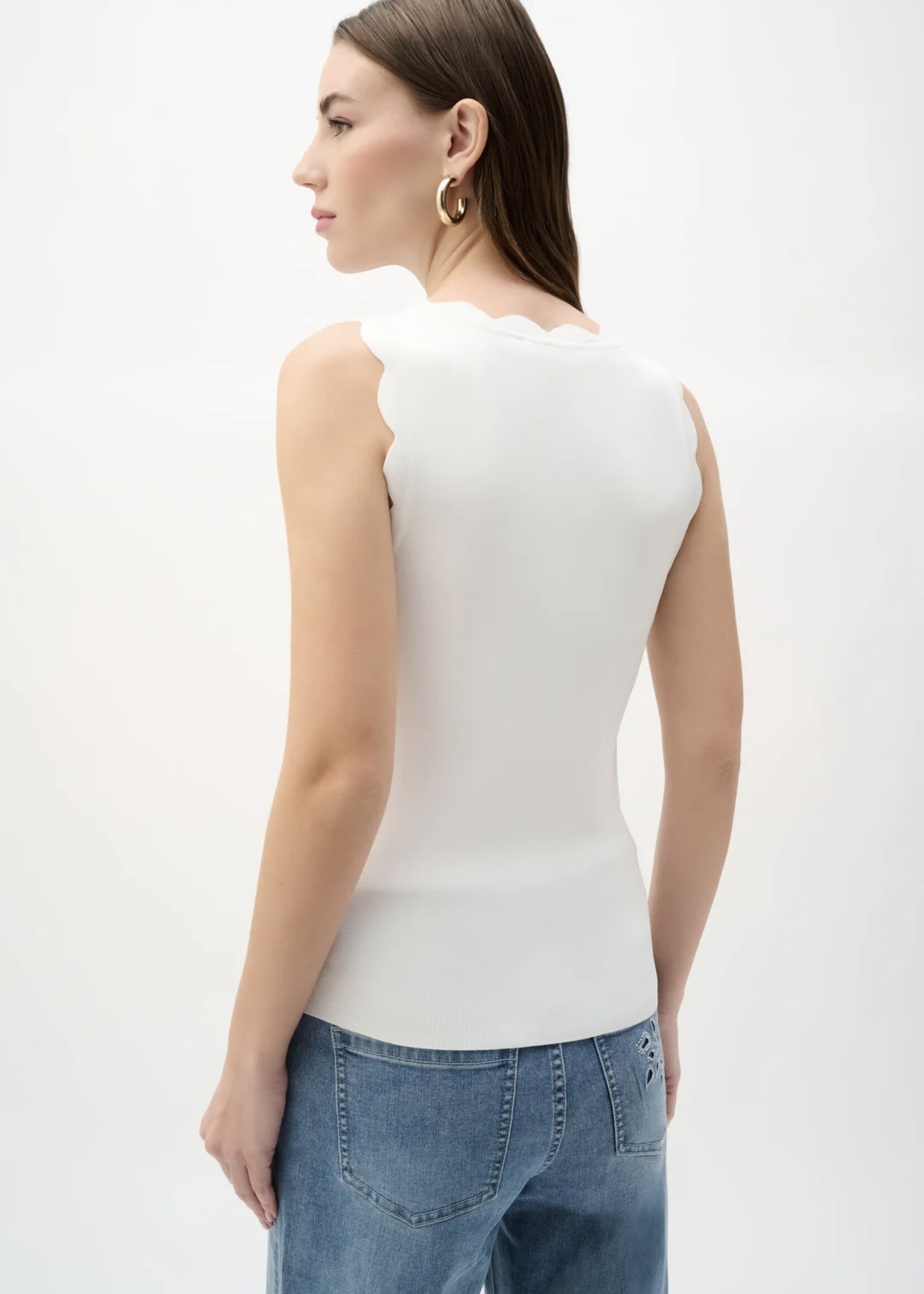 Joseph Ribkoff Joseph Ribkoff - V-neck Scalloped Tank Style 262924