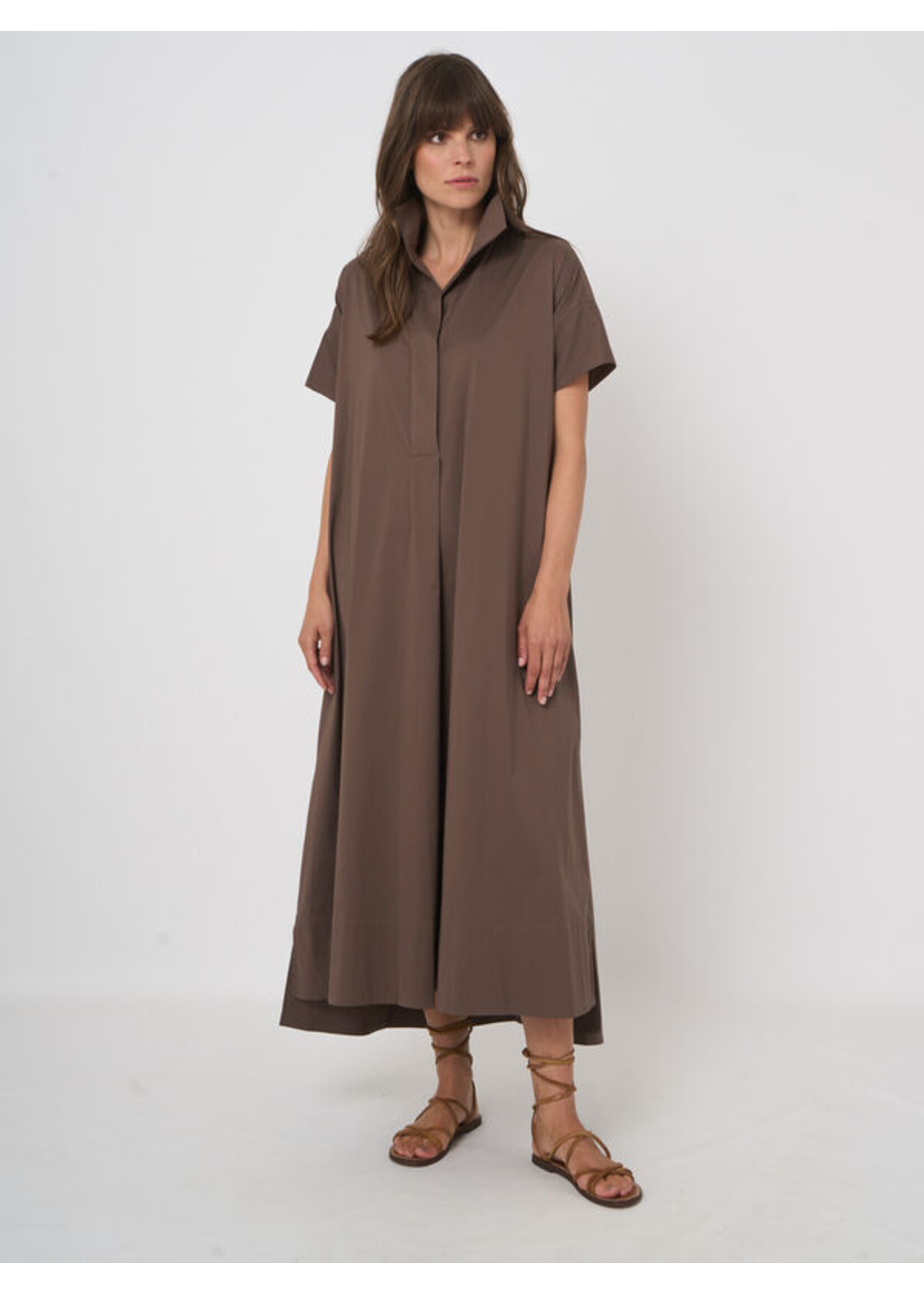 Repeat Repeat - Women’s Stretch Poplin A-Line Dress