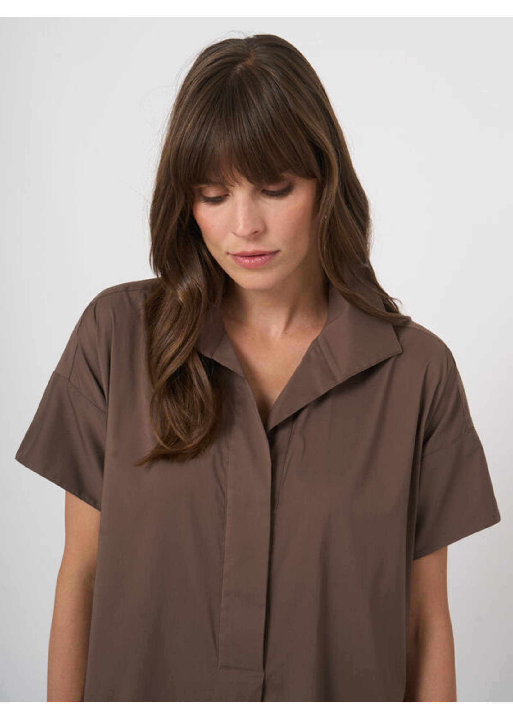 Repeat Repeat - Women’s Stretch Poplin A-Line Dress