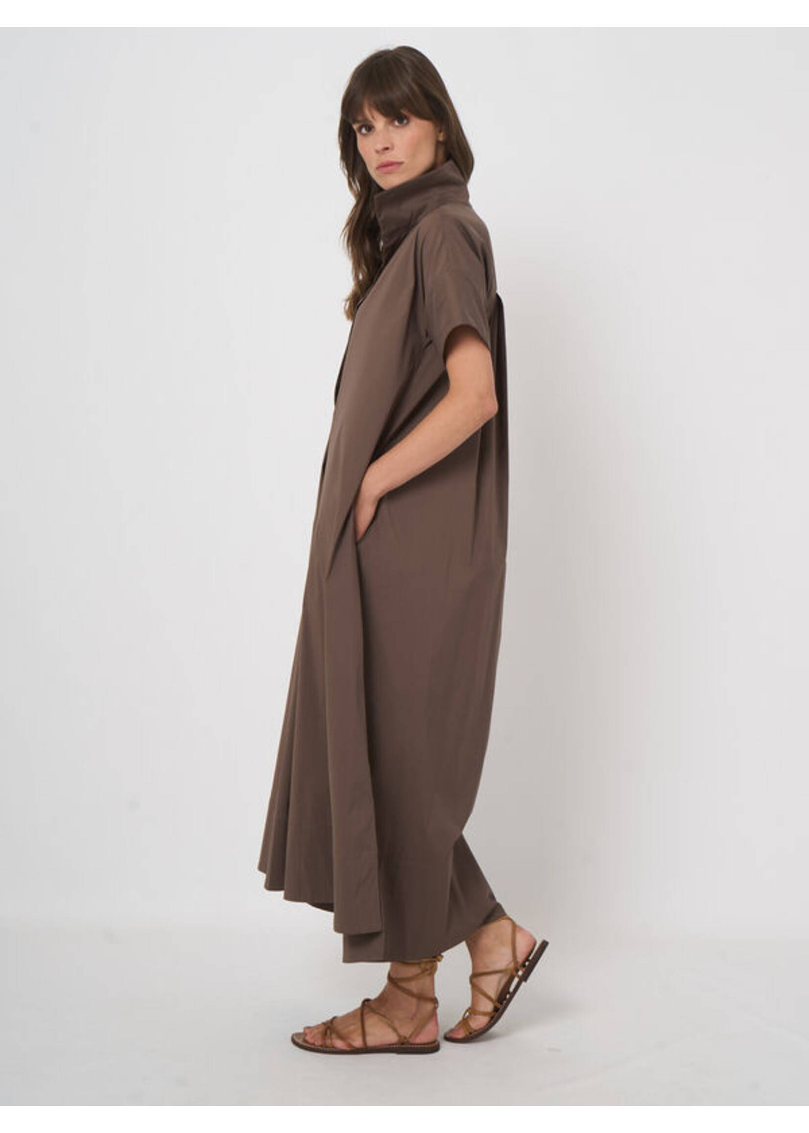 Repeat Repeat - Women’s Stretch Poplin A-Line Dress