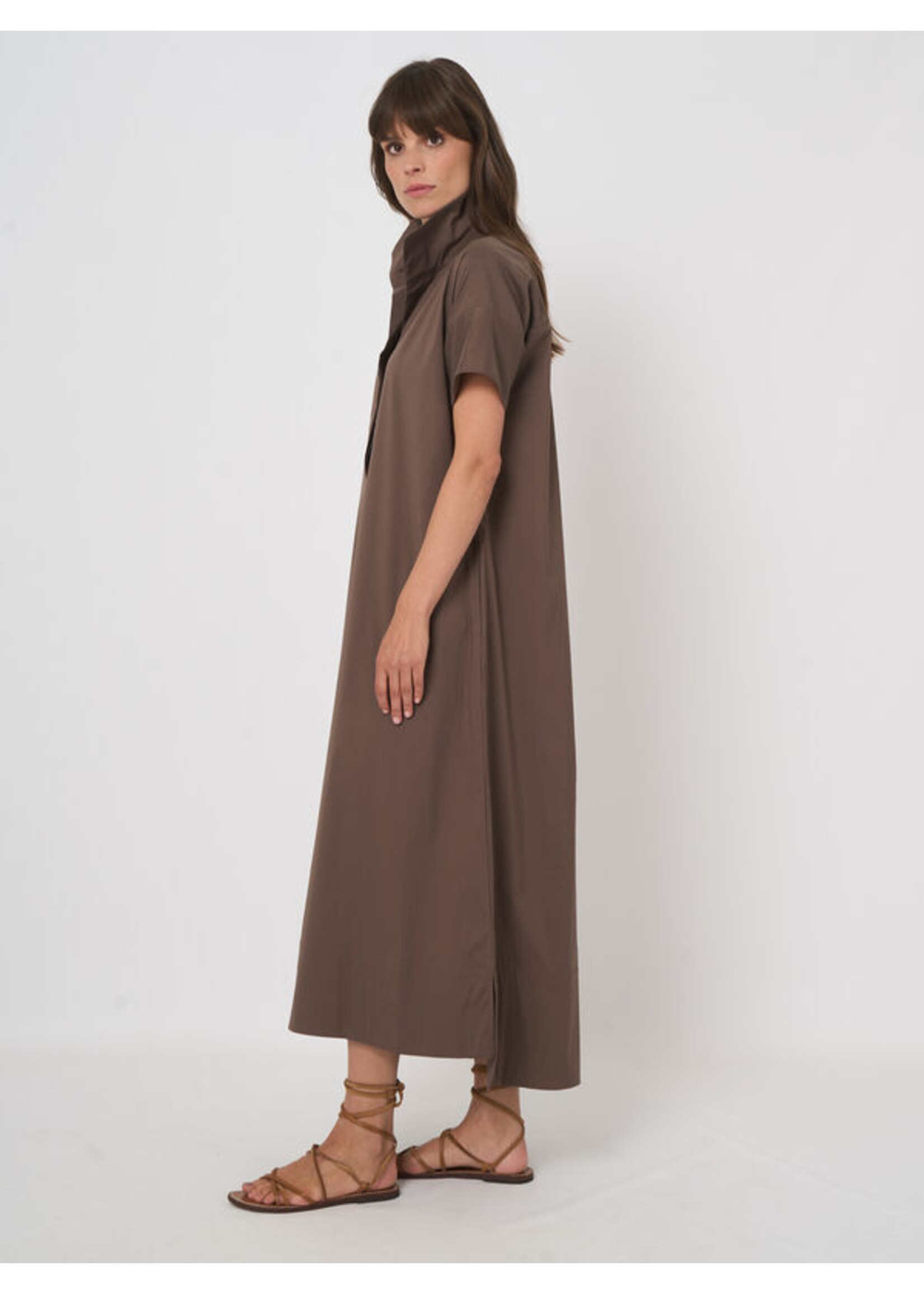 Repeat Repeat - Women’s Stretch Poplin A-Line Dress