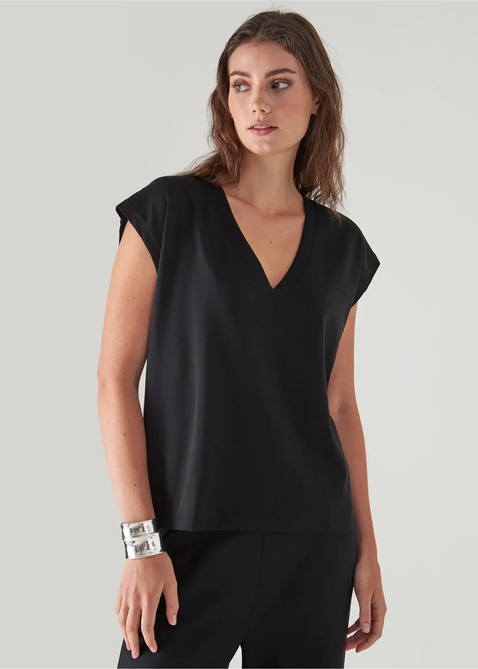 Patrick Assaraf Patrick Assaraf - Iconic Vneck Dolman Tee
