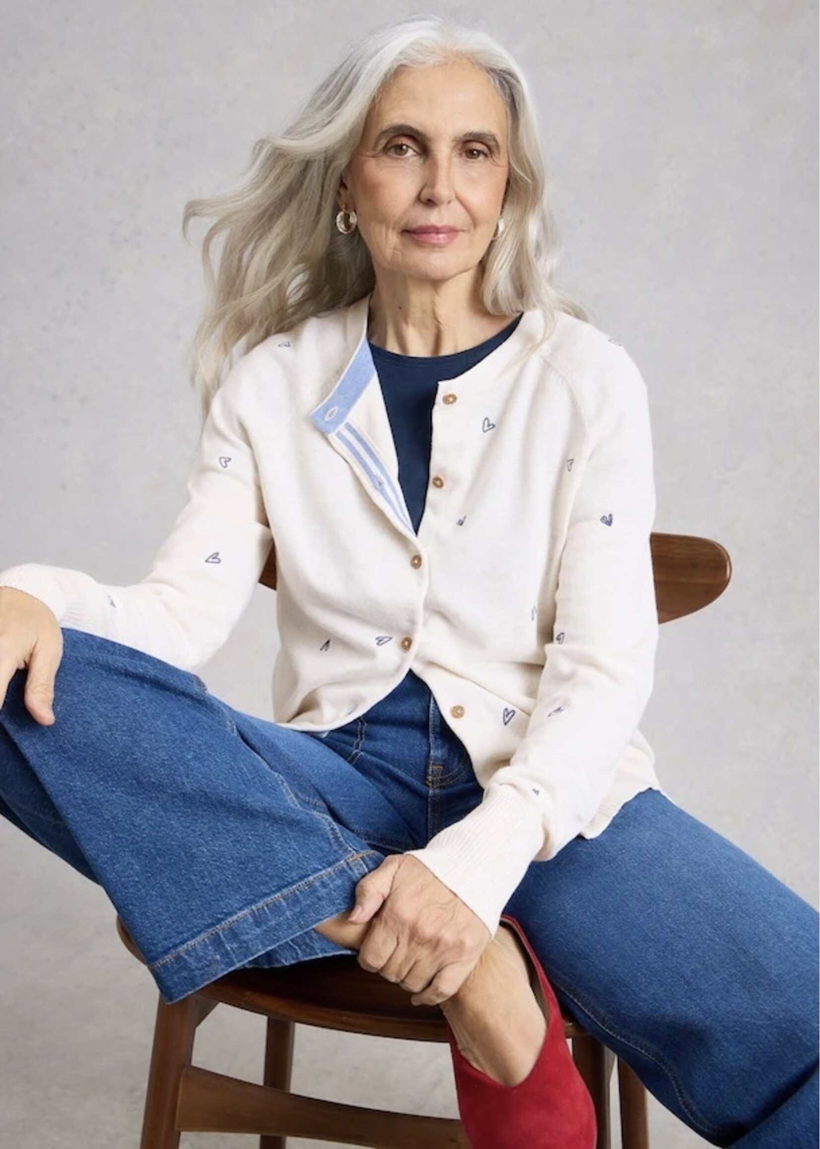 White Stuff Femme White Stuff - Lulu Embroidered Cardi