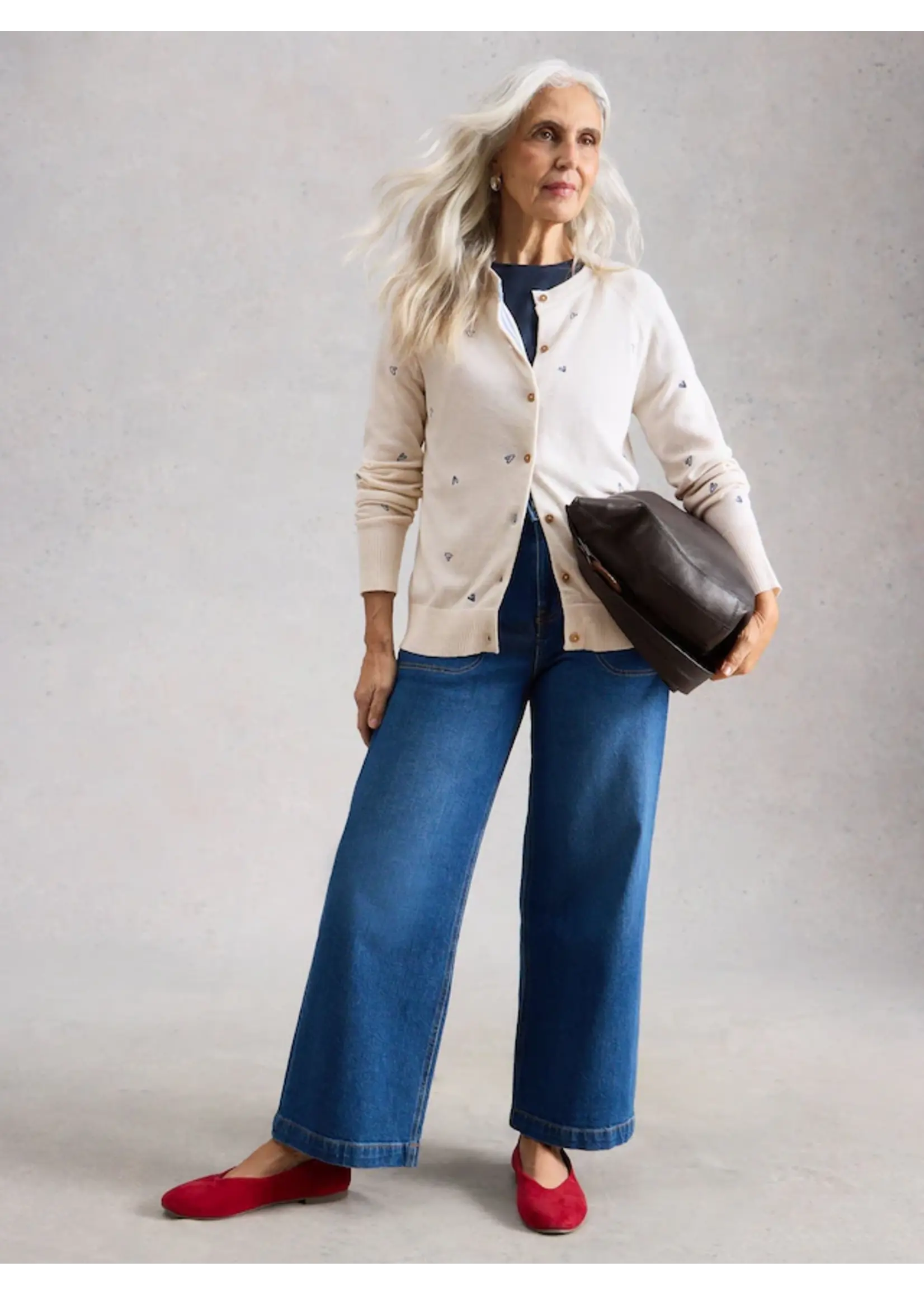 White Stuff Femme White Stuff - Lulu Embroidered Cardi