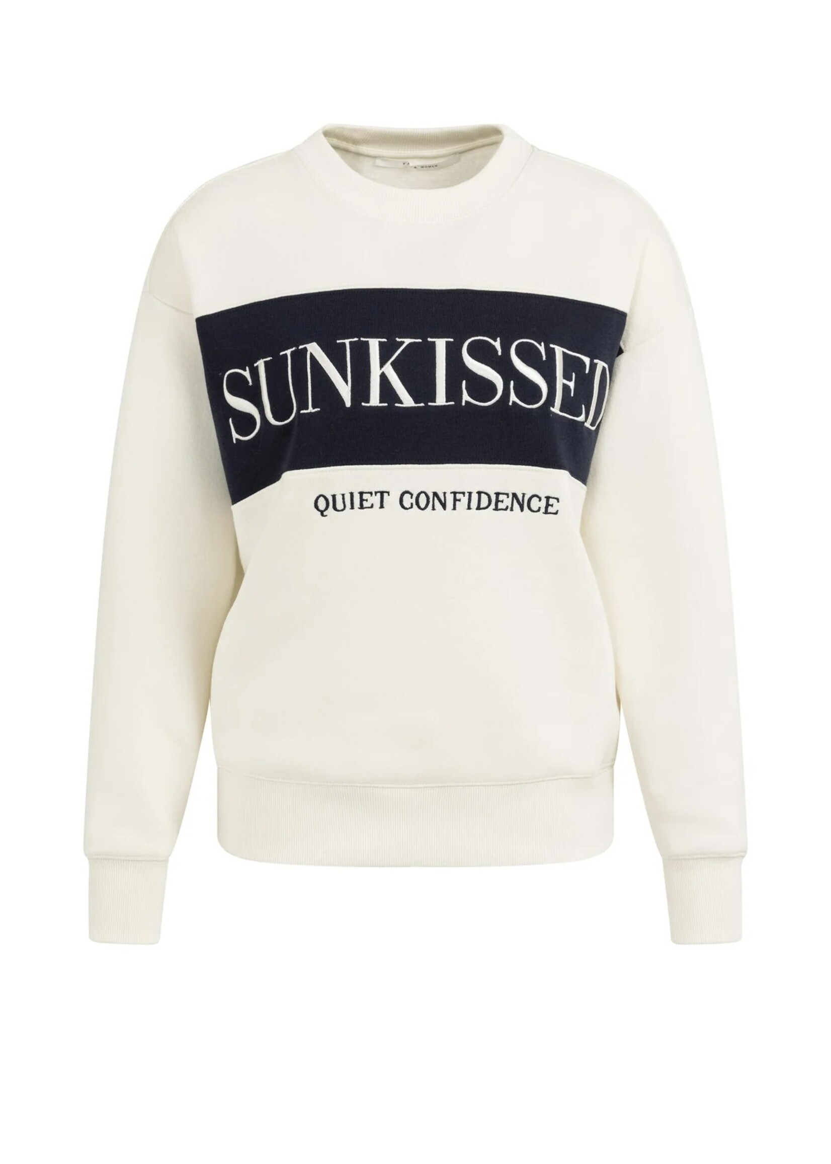 YAYA Yaya - Colorblock Sweatshirt with Art