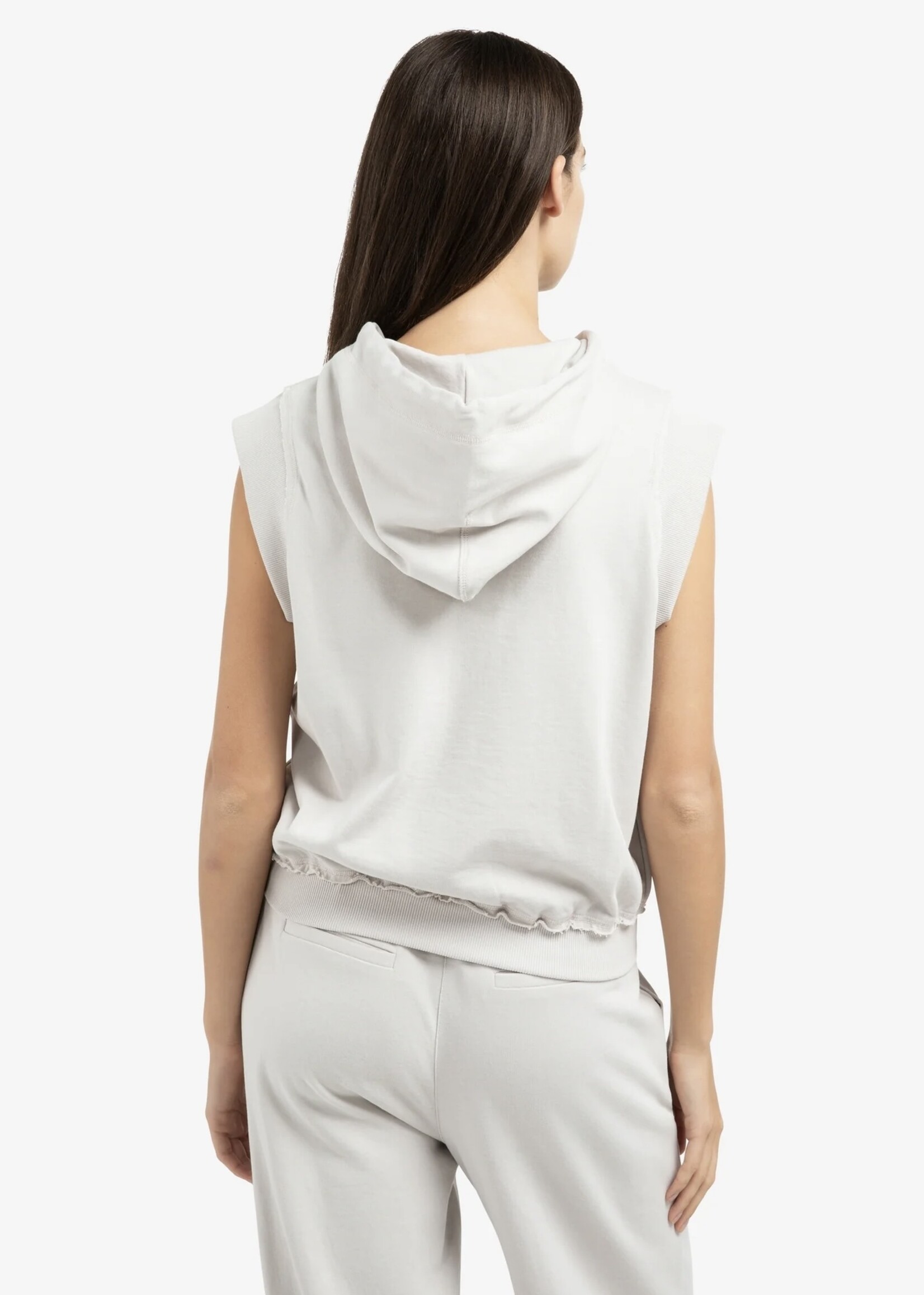 YAYA Yaya - Sleeveless Hoodie with Cords