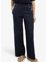 YAYA Yaya - High Waist Wide Leg Trousers with Buttons