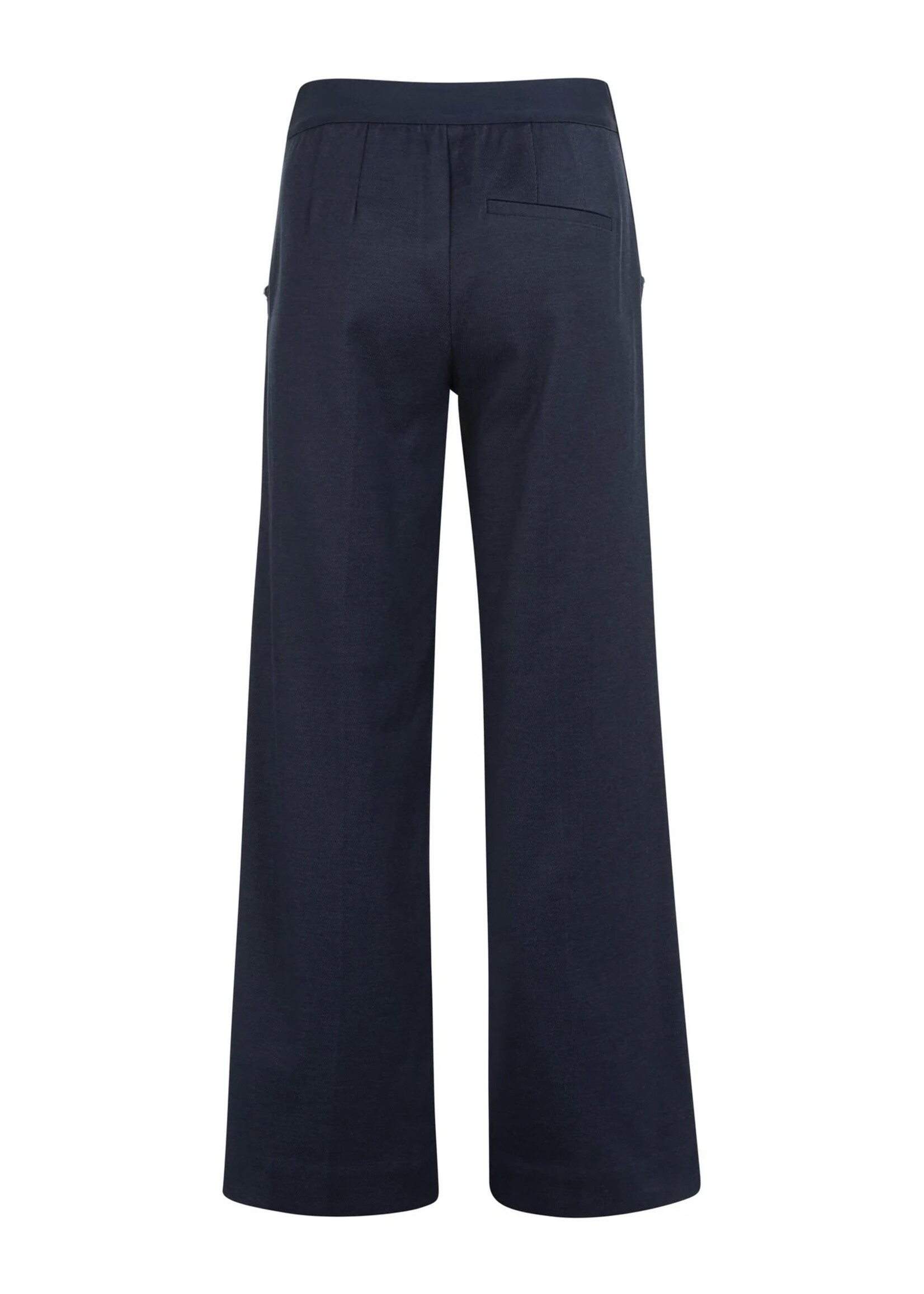 YAYA Yaya - High Waist Wide Leg Trousers with Buttons