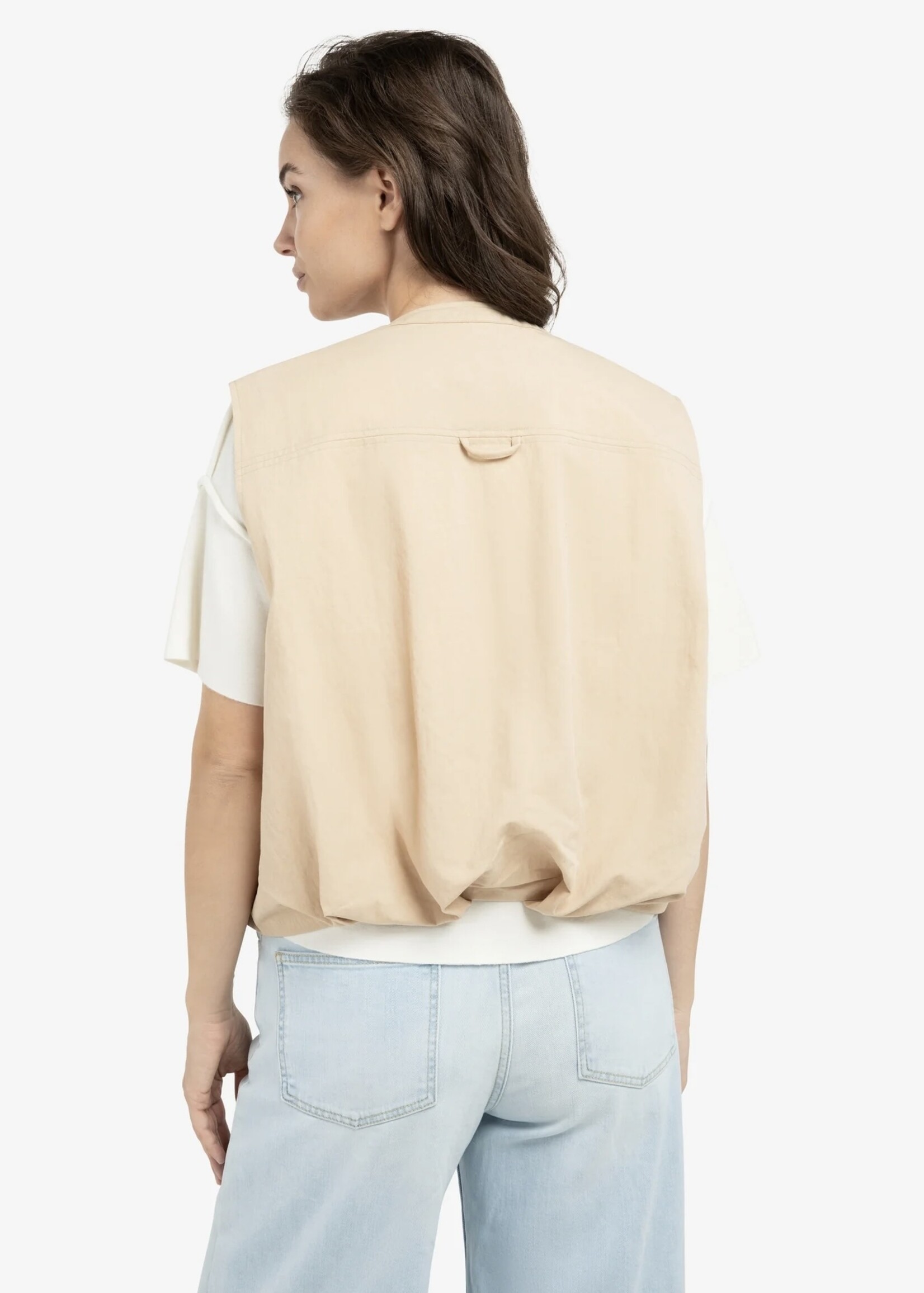 YAYA Yaya - Woven Oversized Sleeveless Summer Vest