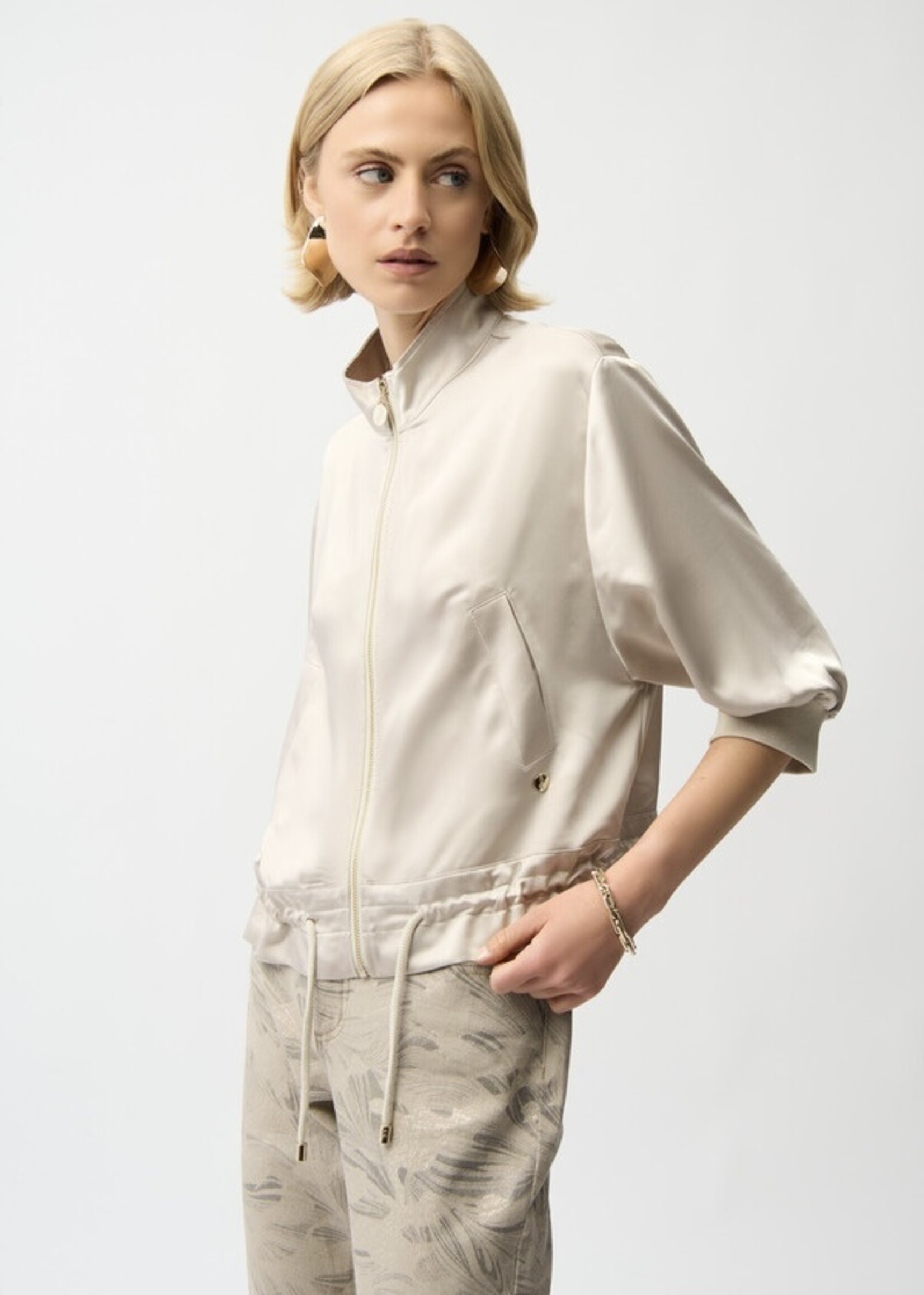 Joseph Ribkoff Joseph Ribkoff - Zipper Relaxed Fit Jacket Style 261913