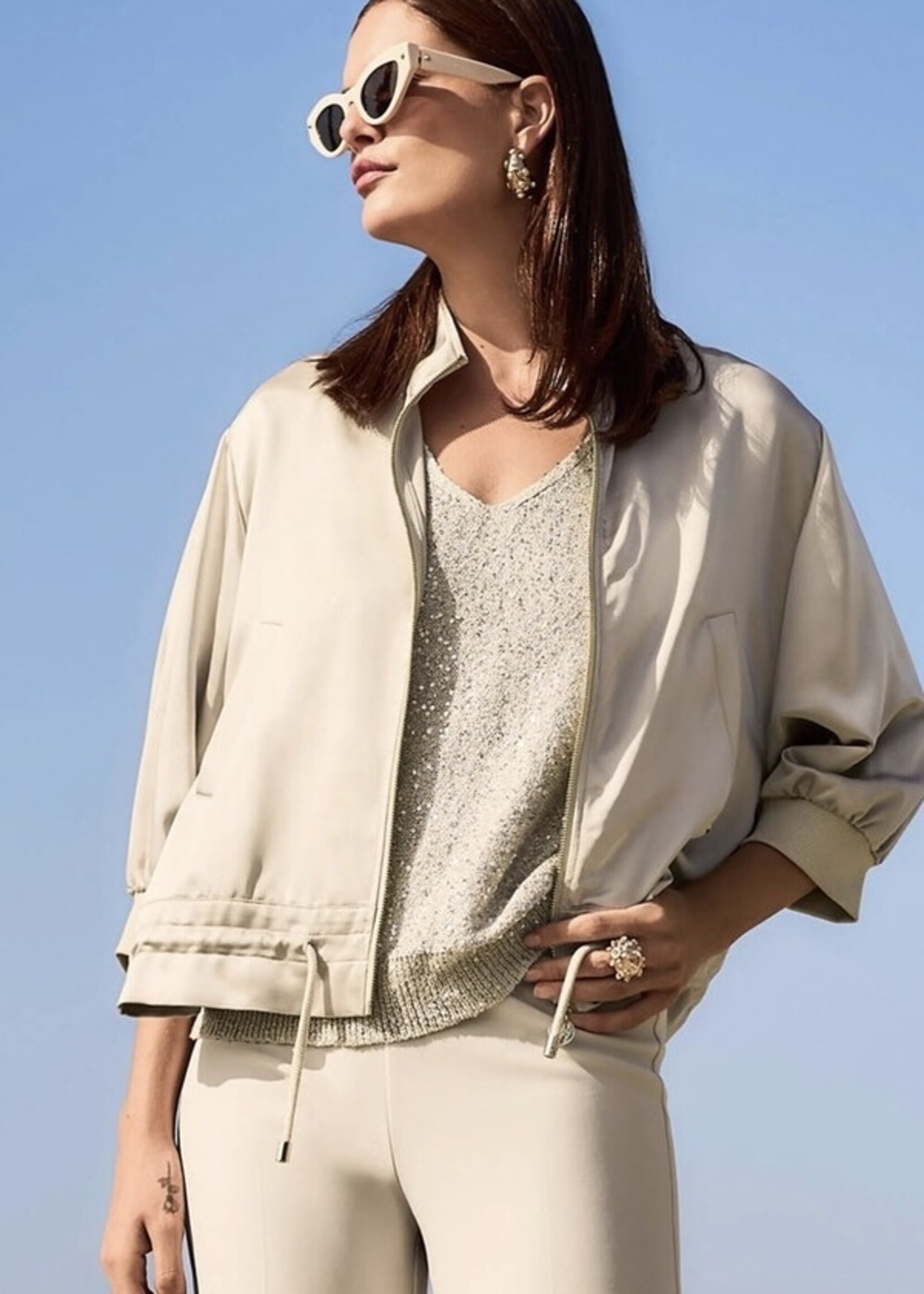 Joseph Ribkoff Joseph Ribkoff - Zipper Relaxed Fit Jacket Style 261913