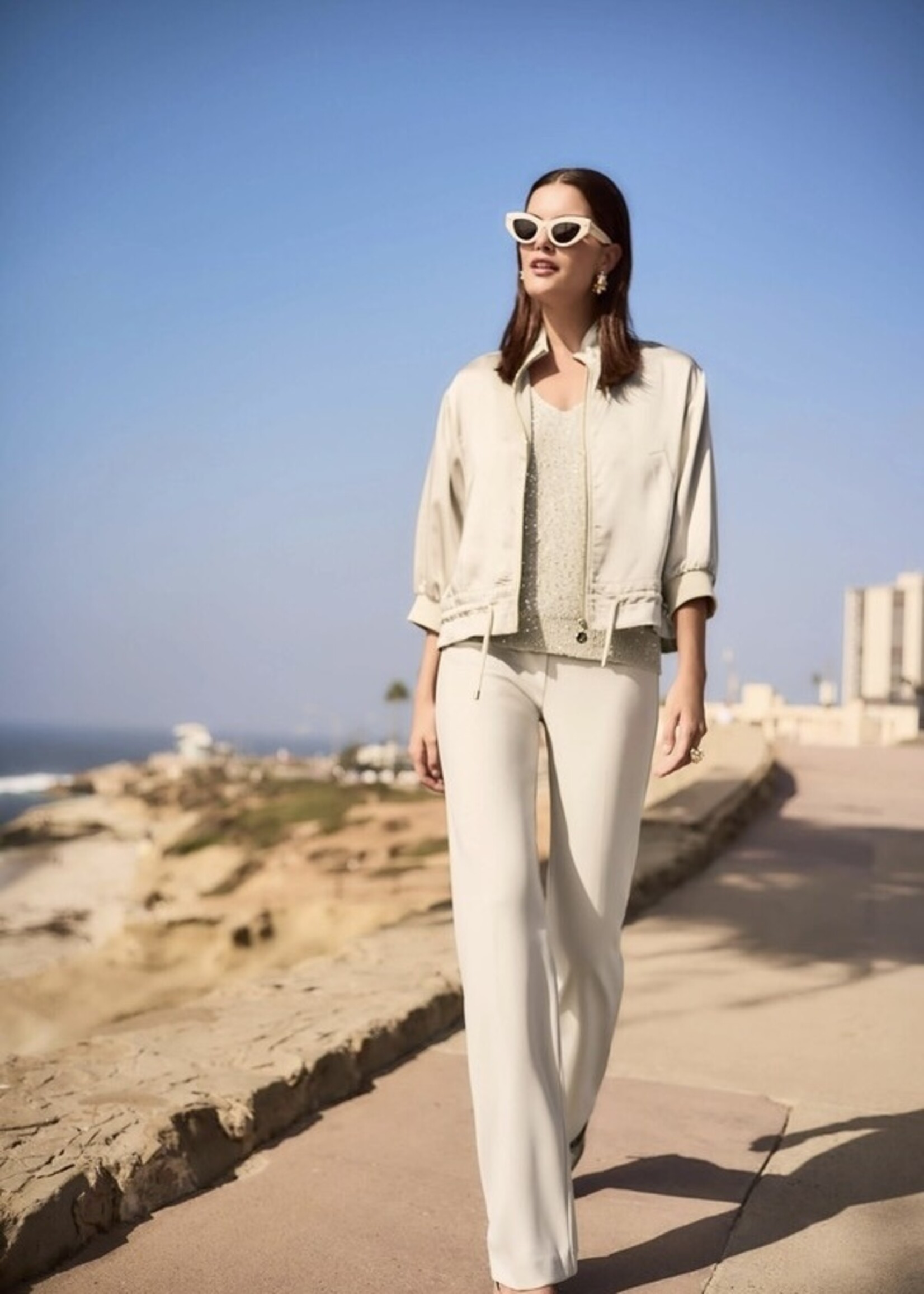 Joseph Ribkoff Joseph Ribkoff - Zipper Relaxed Fit Jacket Style 261913