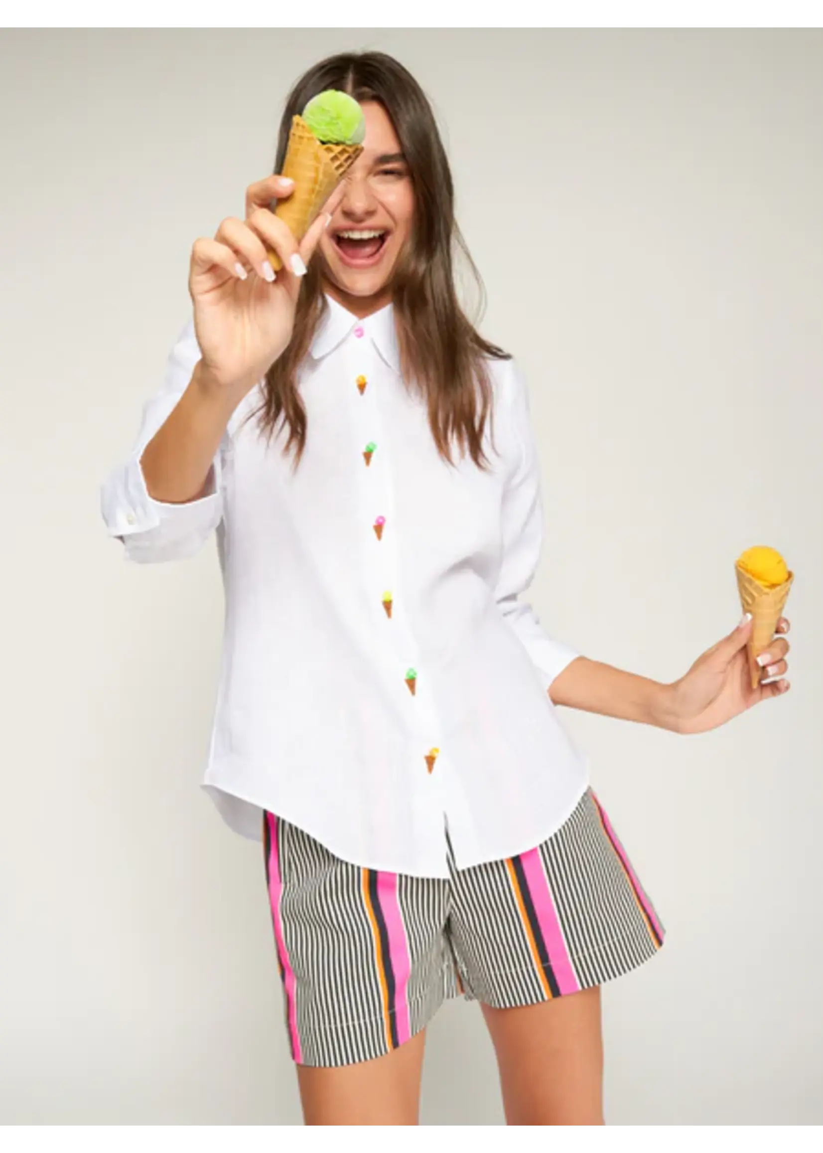vilagallo VIlagallo - Ice Cream Button Shirt