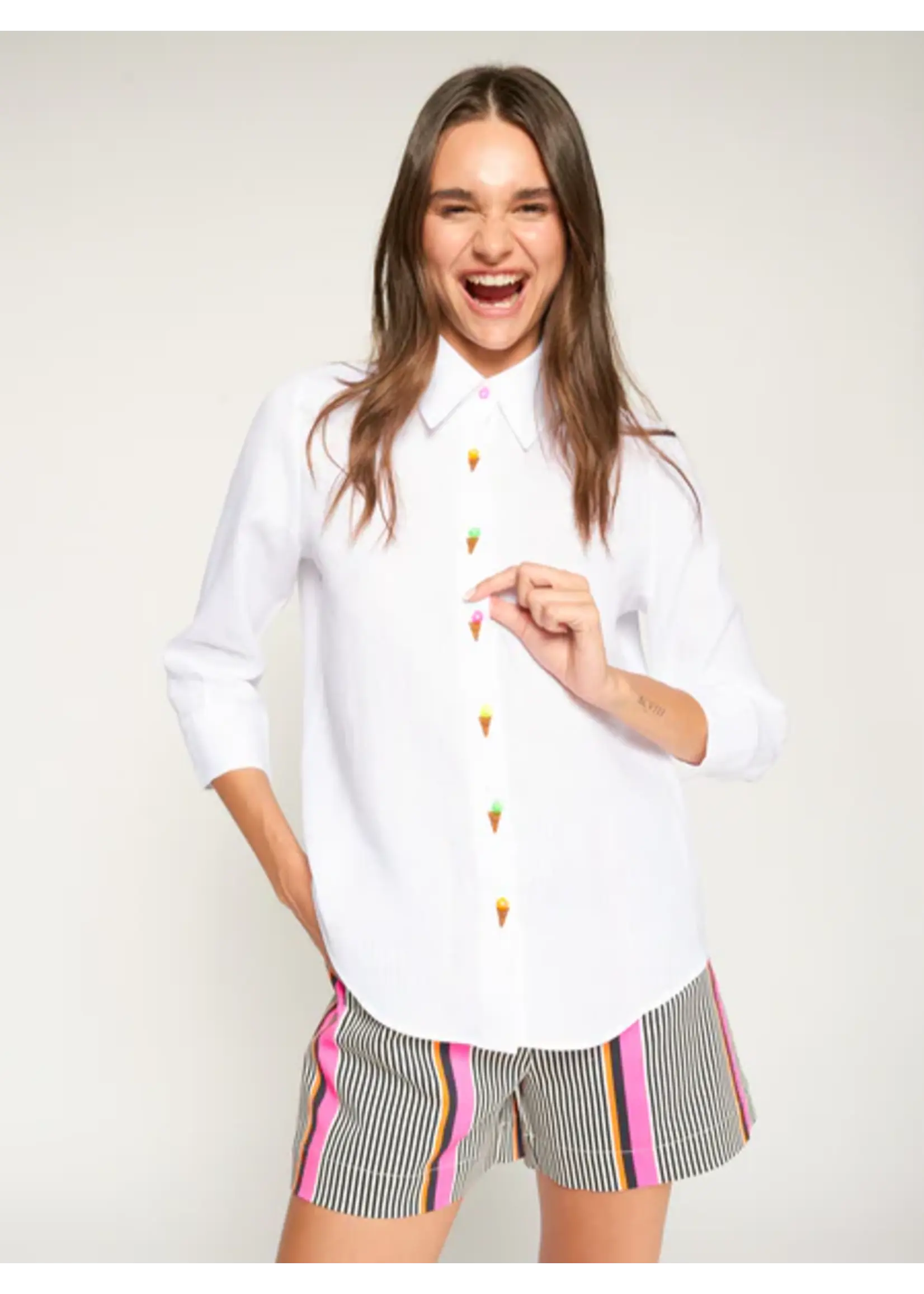 vilagallo VIlagallo - Ice Cream Button Shirt