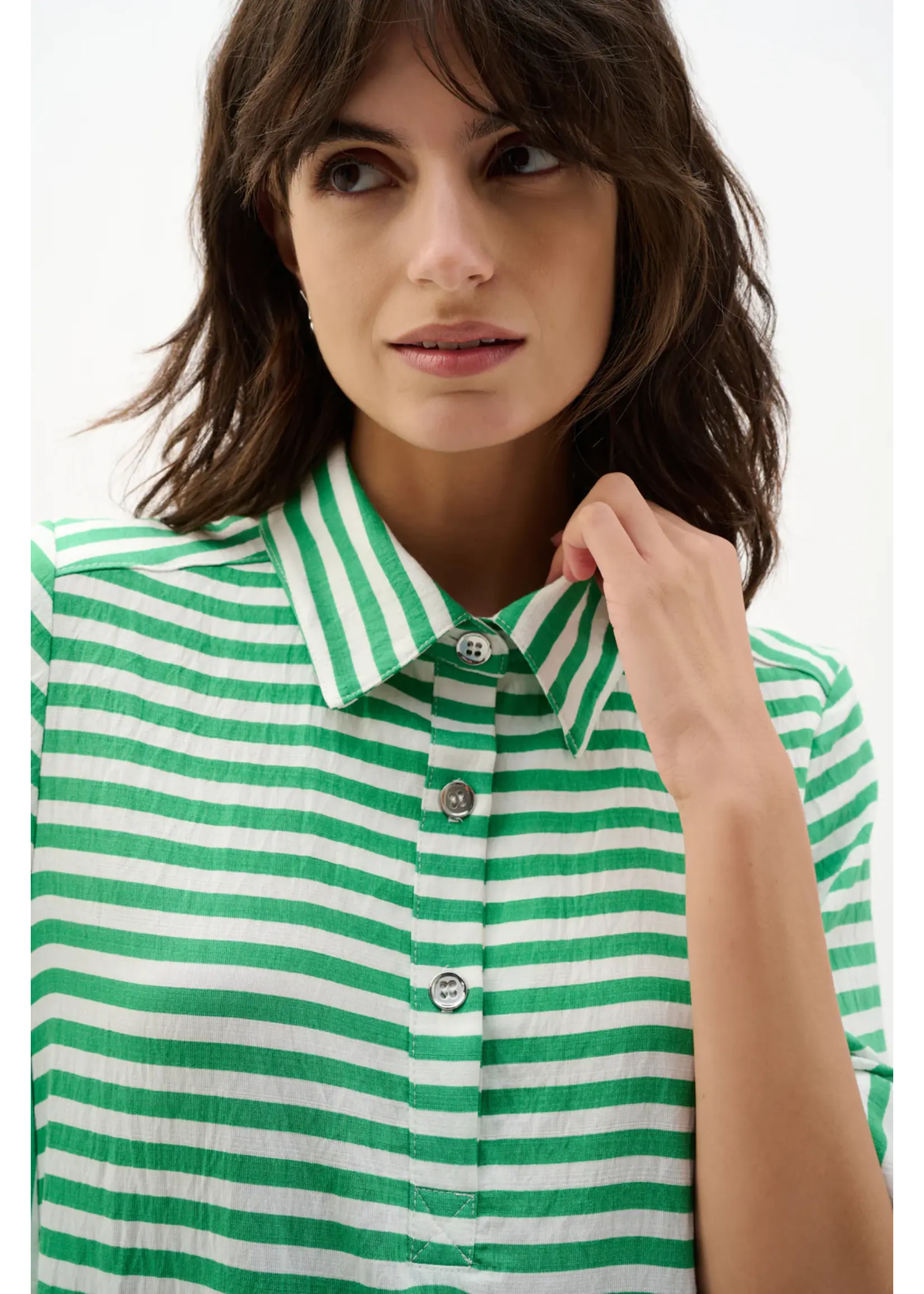 Joseph Ribkoff Joseph Ribkoff - Casual Striped A-Line Dress Style 262175