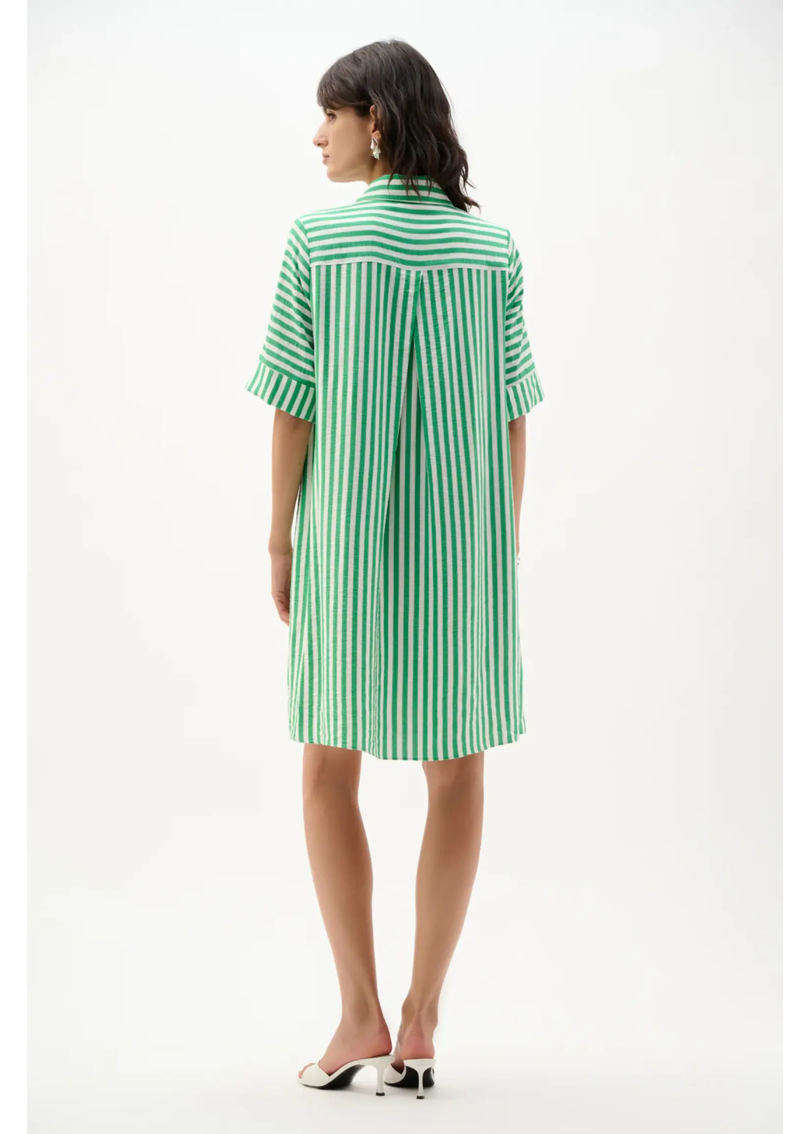 Joseph Ribkoff Joseph Ribkoff - Casual Striped A-Line Dress Style 262175