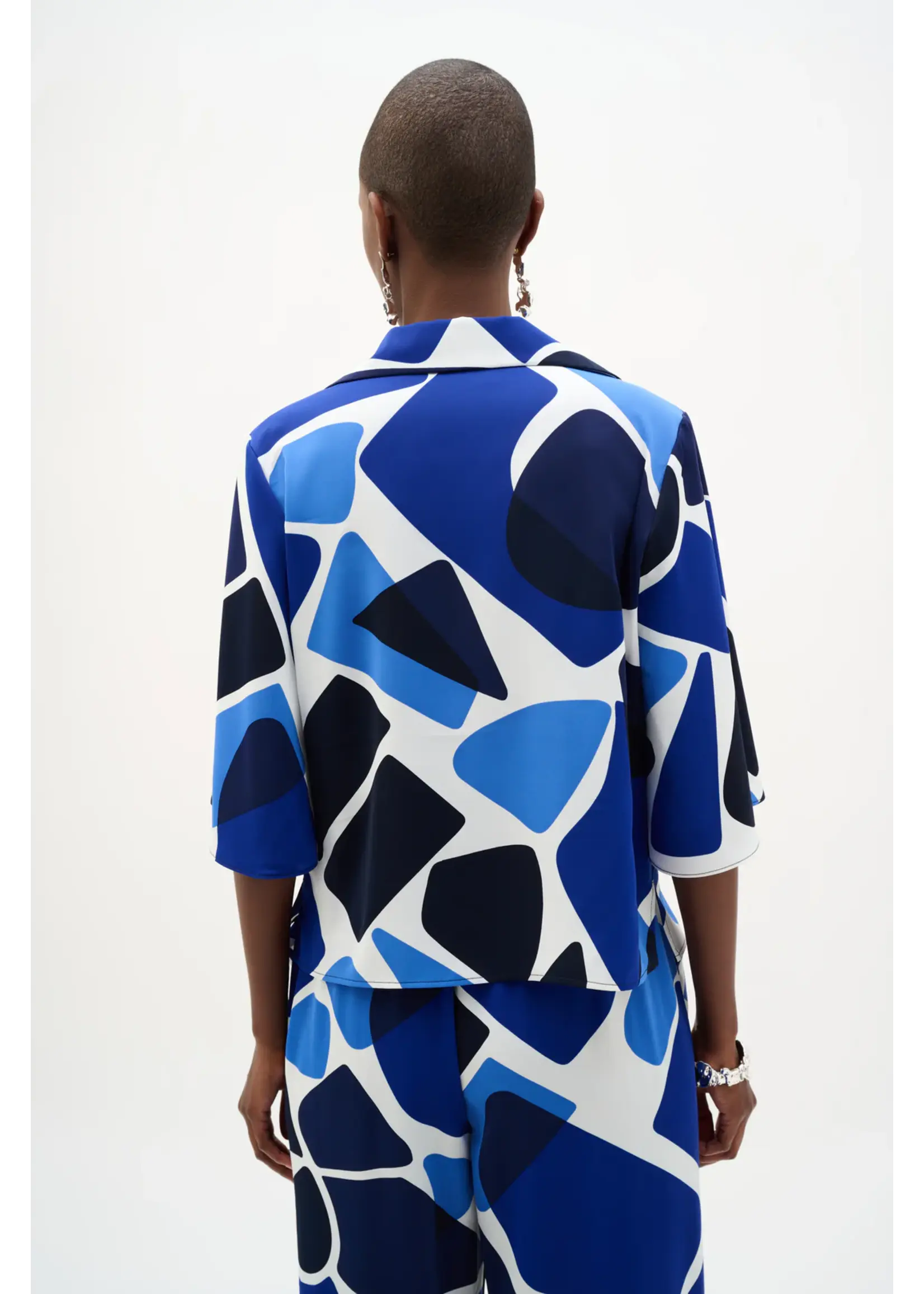 Joseph Ribkoff Joseph Ribkoff - Casual Abstract Button Shirt - 262154