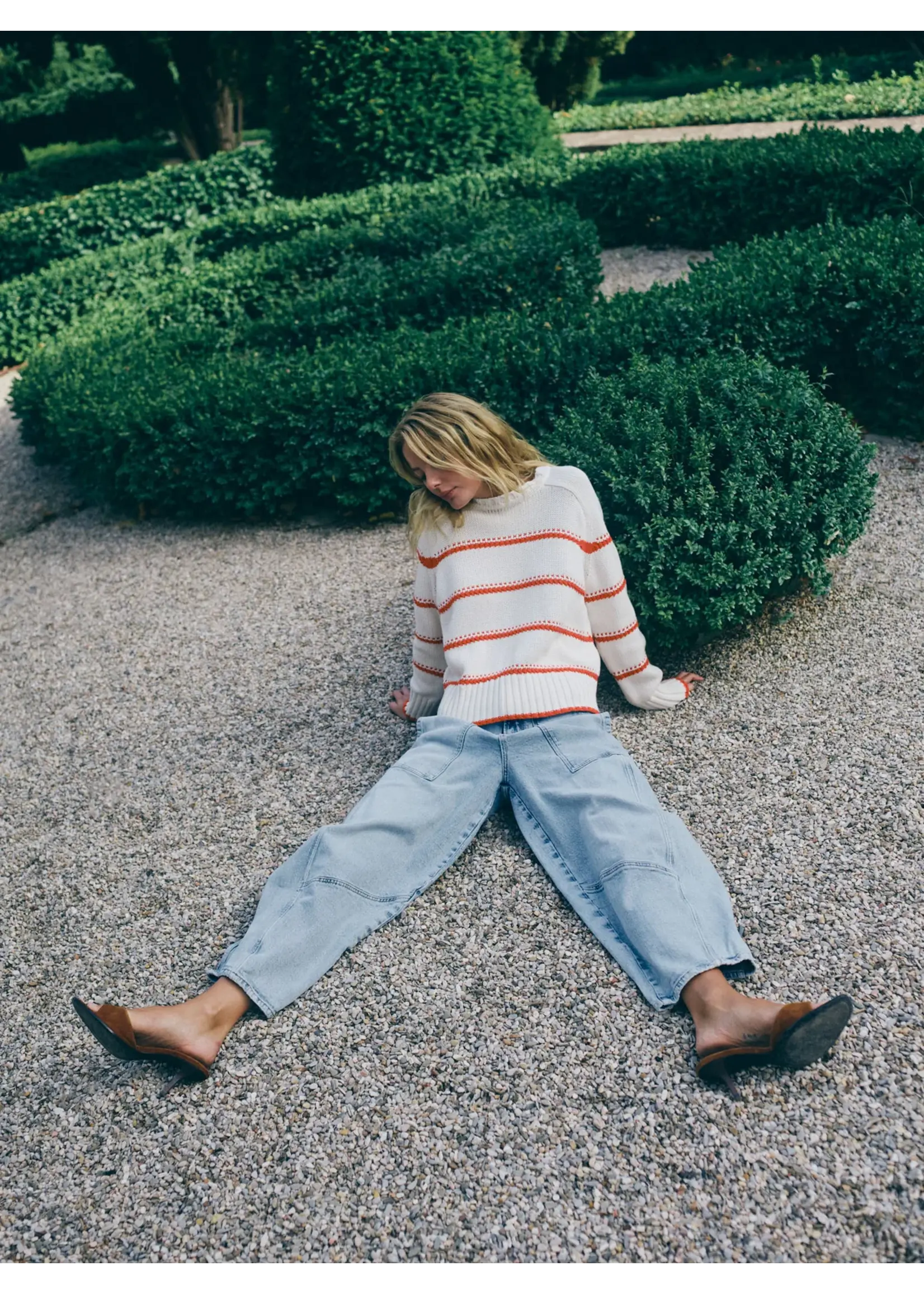 Mos Mosh Mos Mosh - Rola Bine Stripe Crewneck Knit