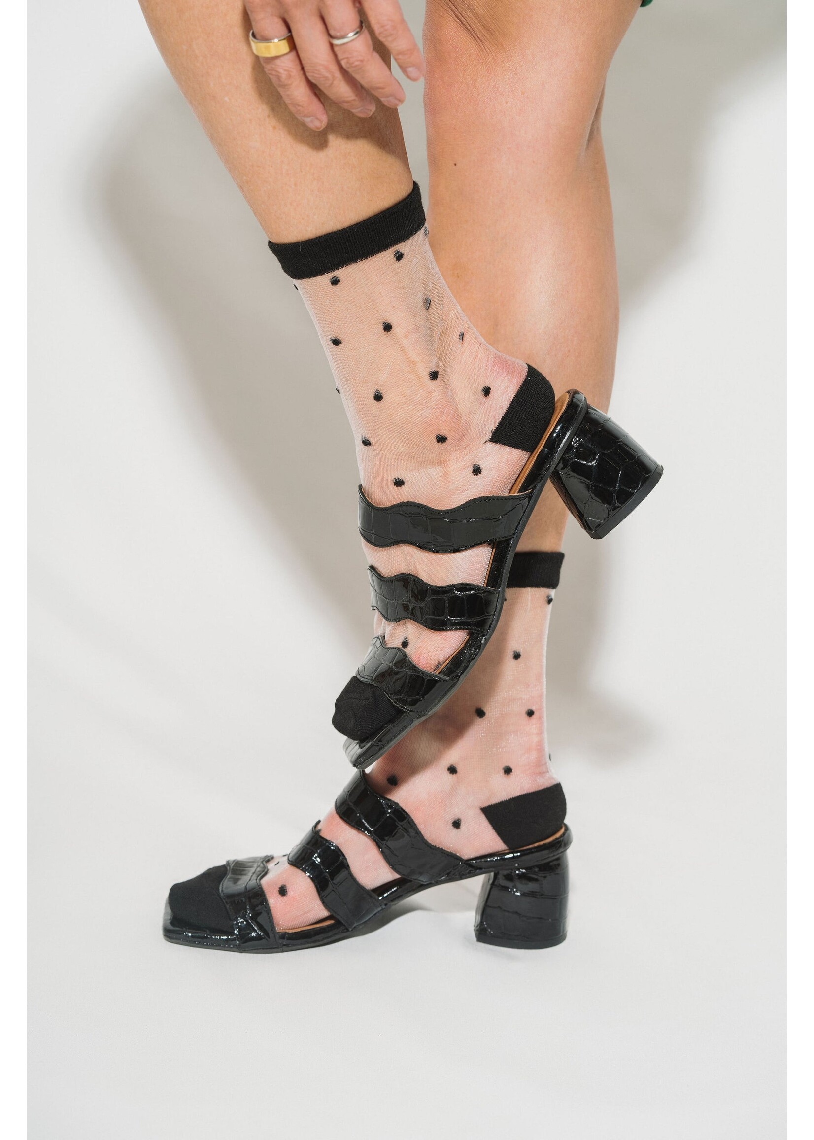 Unified Unified - Sheer Dots Socks