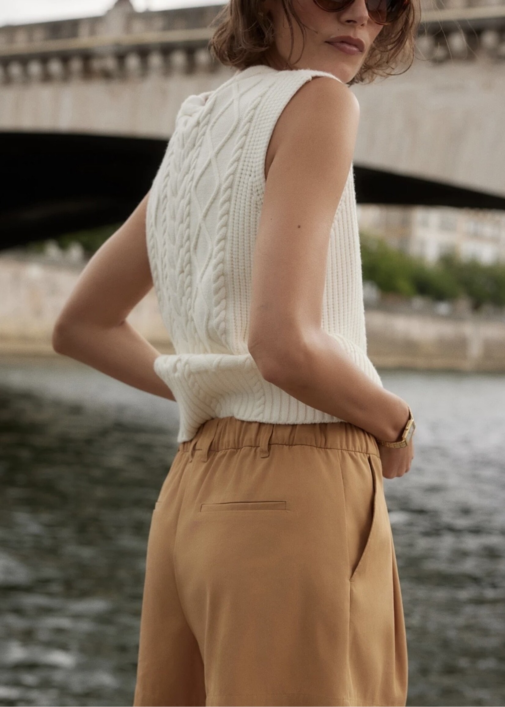 Varley Varley - Tatyana Cable Knit Vest