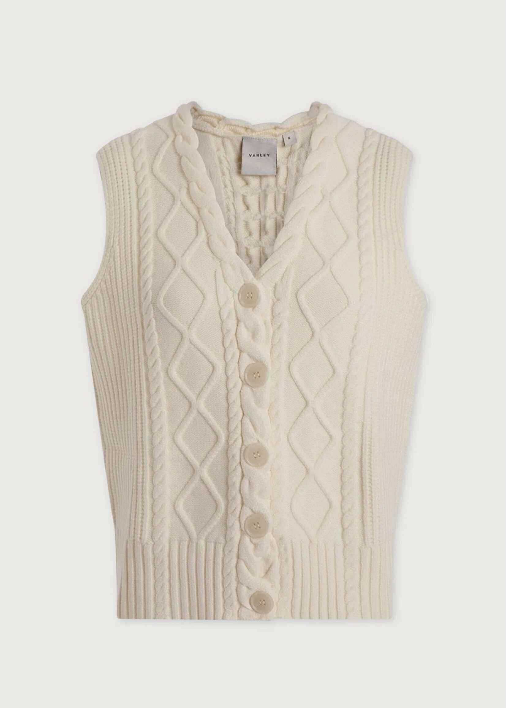 Varley Varley - Tatyana Cable Knit Vest